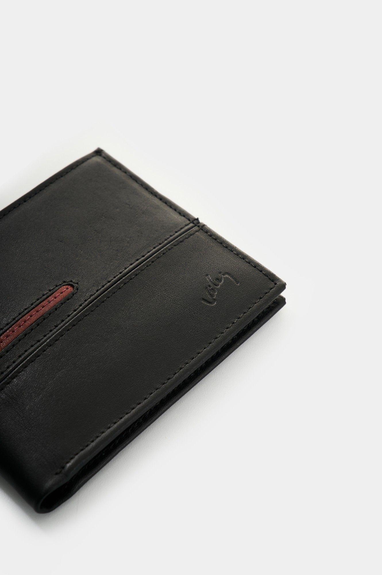 Vélez Billetera De Cuero Para Hombre Inserto 2-6