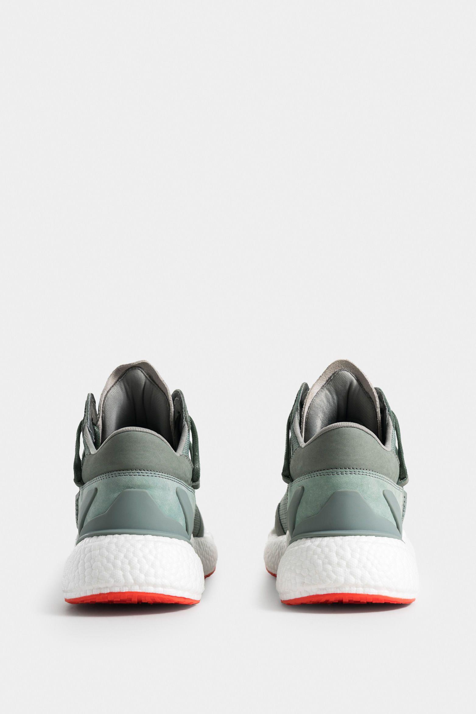 Tenis bota Bolet cuero y lona mujer silueta urban AguaMarina-2