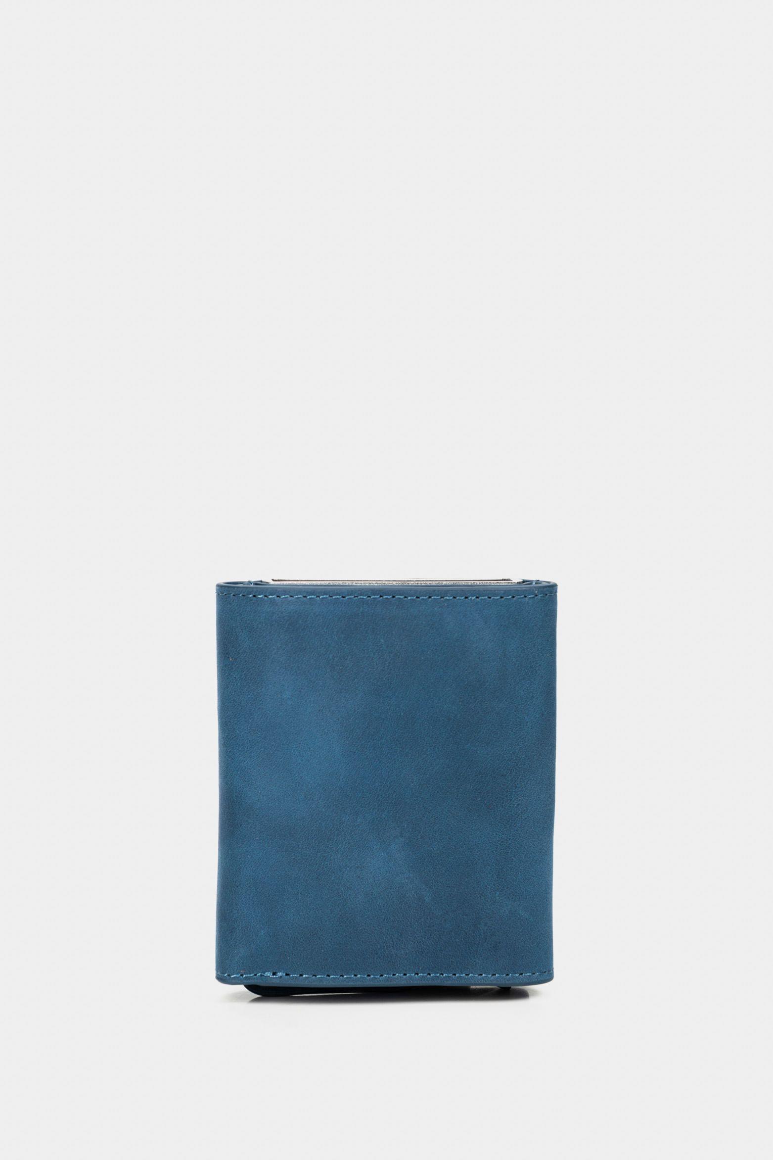 Porta documentos de cuero tecnológico azul oscuro-2