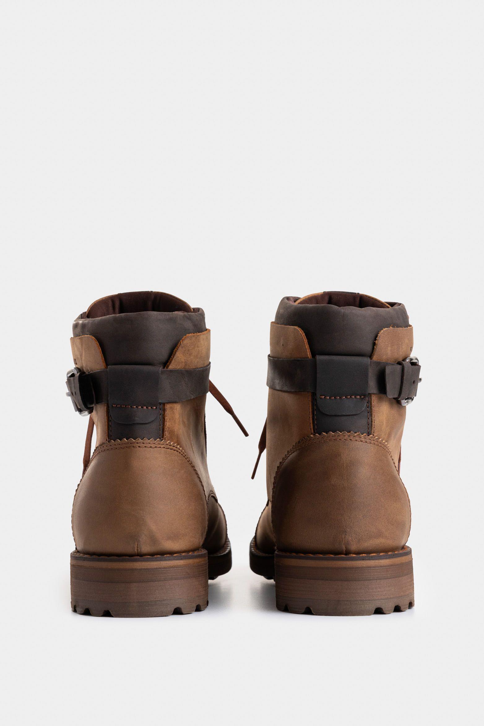 Botas casual Laos de cuero vintage  miel-2