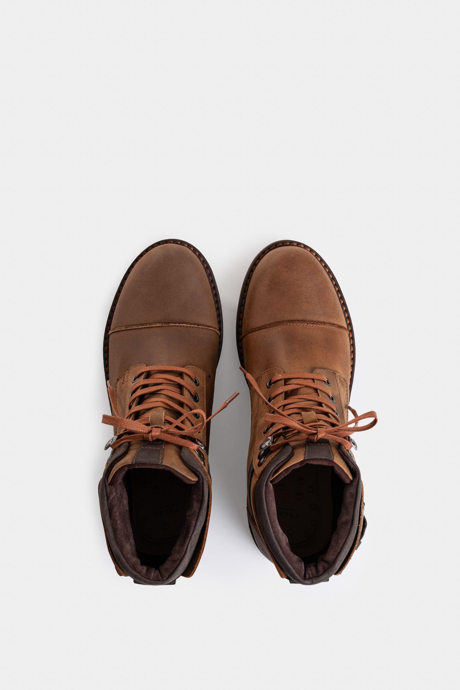 Botas casual Laos de cuero vintage  miel-3