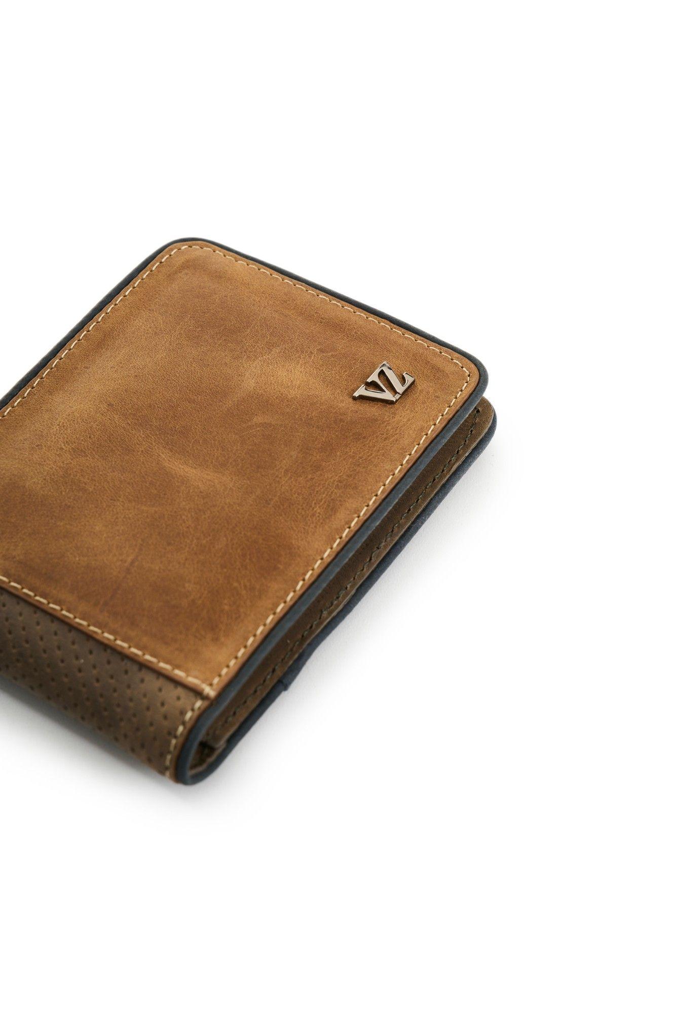 Vélez Billetera Cuero Hombre Lines 2.0 Beige-3