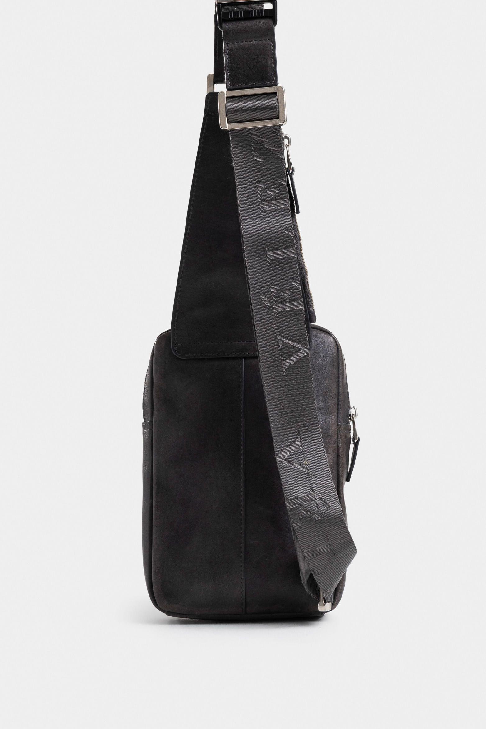 Vélez Manos Libres Mikeno 3 Cuero Hombre Envejecido Gris-2