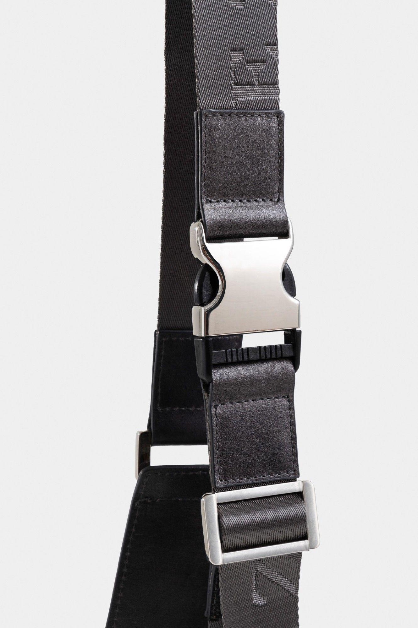 Vélez Cartera Bandolera Mikeno 3 Cuero Hombre Envejecido Gris-3