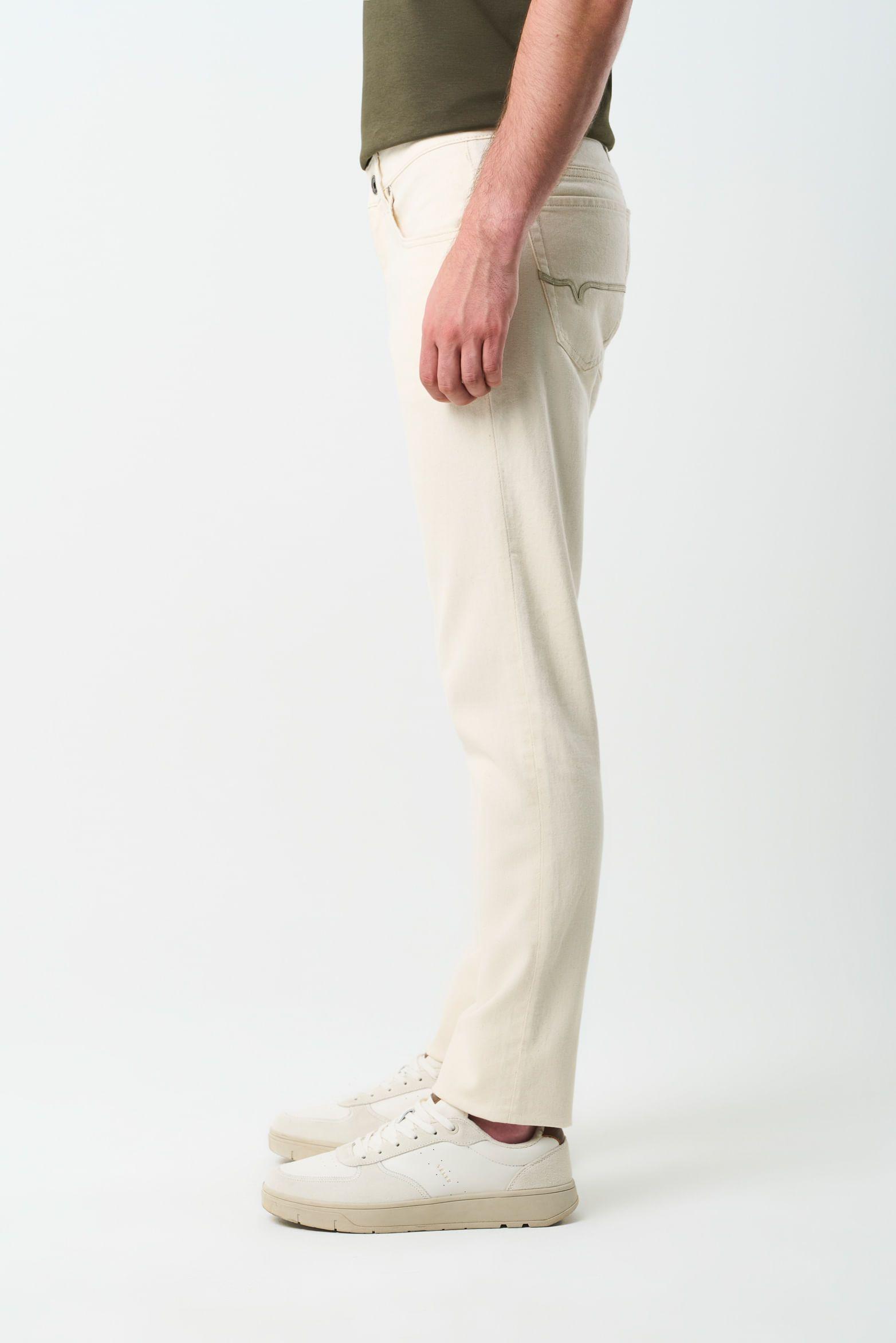 Vélez Jean Bota Recta Encerado  Hombre Astra Crema-4