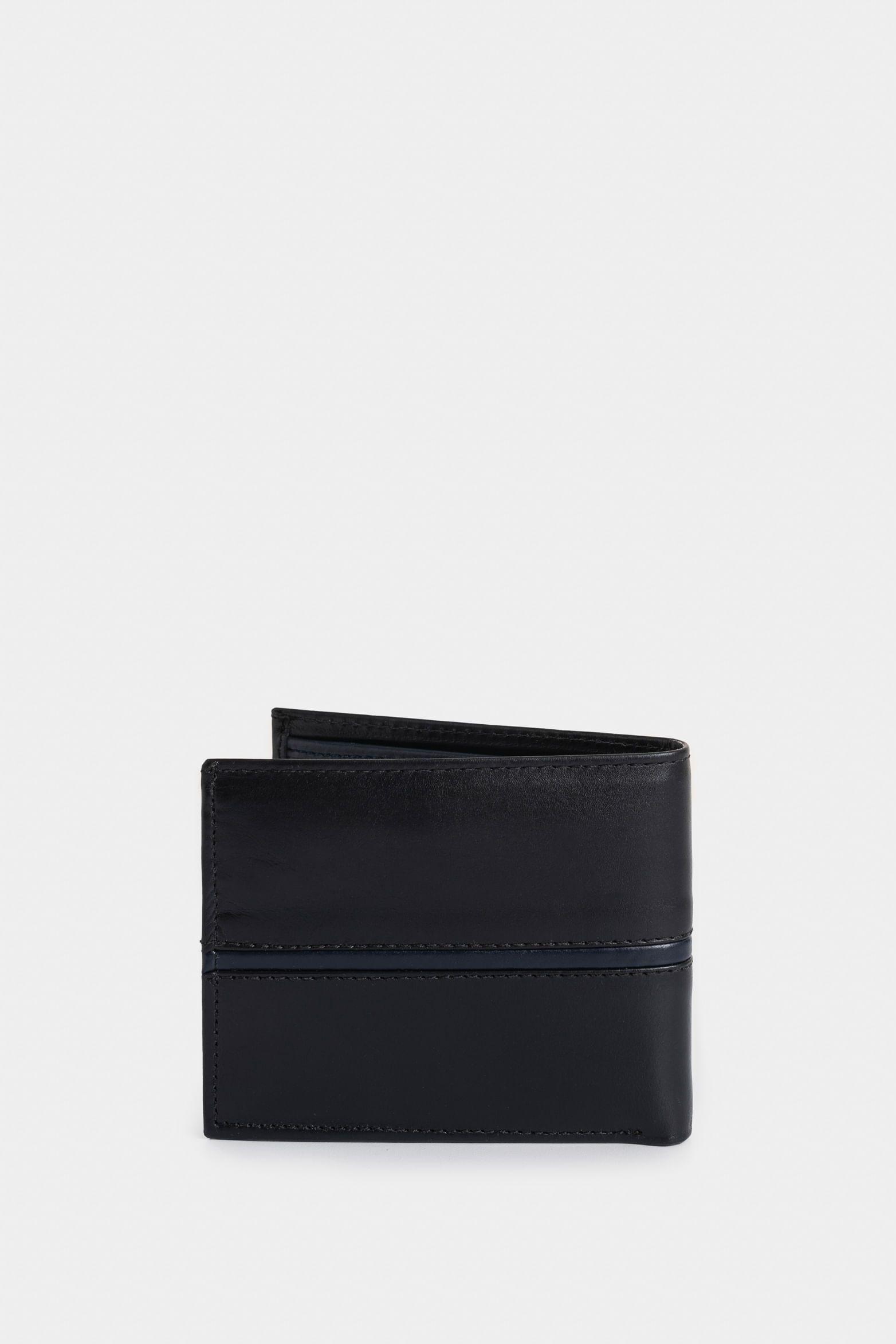 Billetera maple de cuero  negro-2