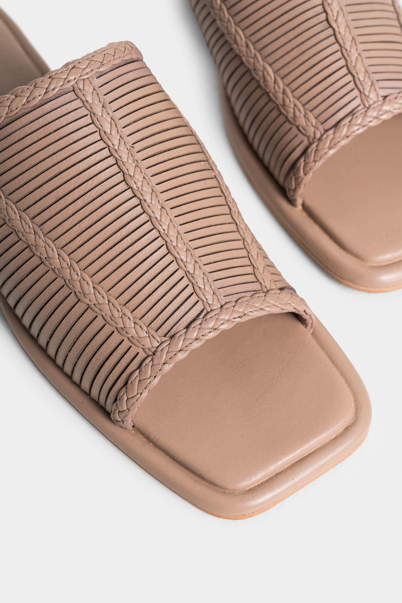 Vélez Sandalia Plana Inflexus Cuero Mujer Trzada Ara-4