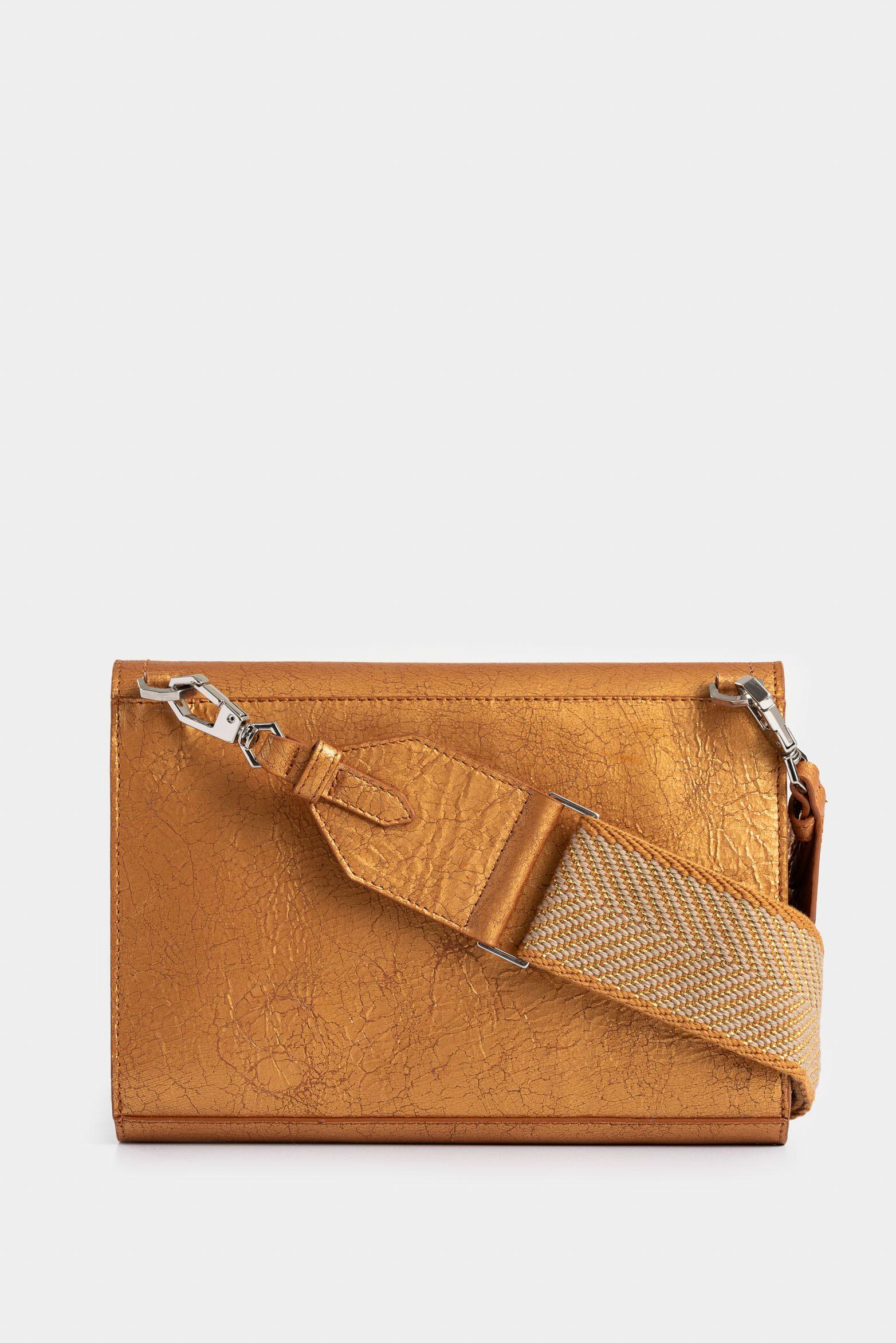 Vélez Bowling Abi De Cuero Mujer Correa Tejida Oro Dorado-2