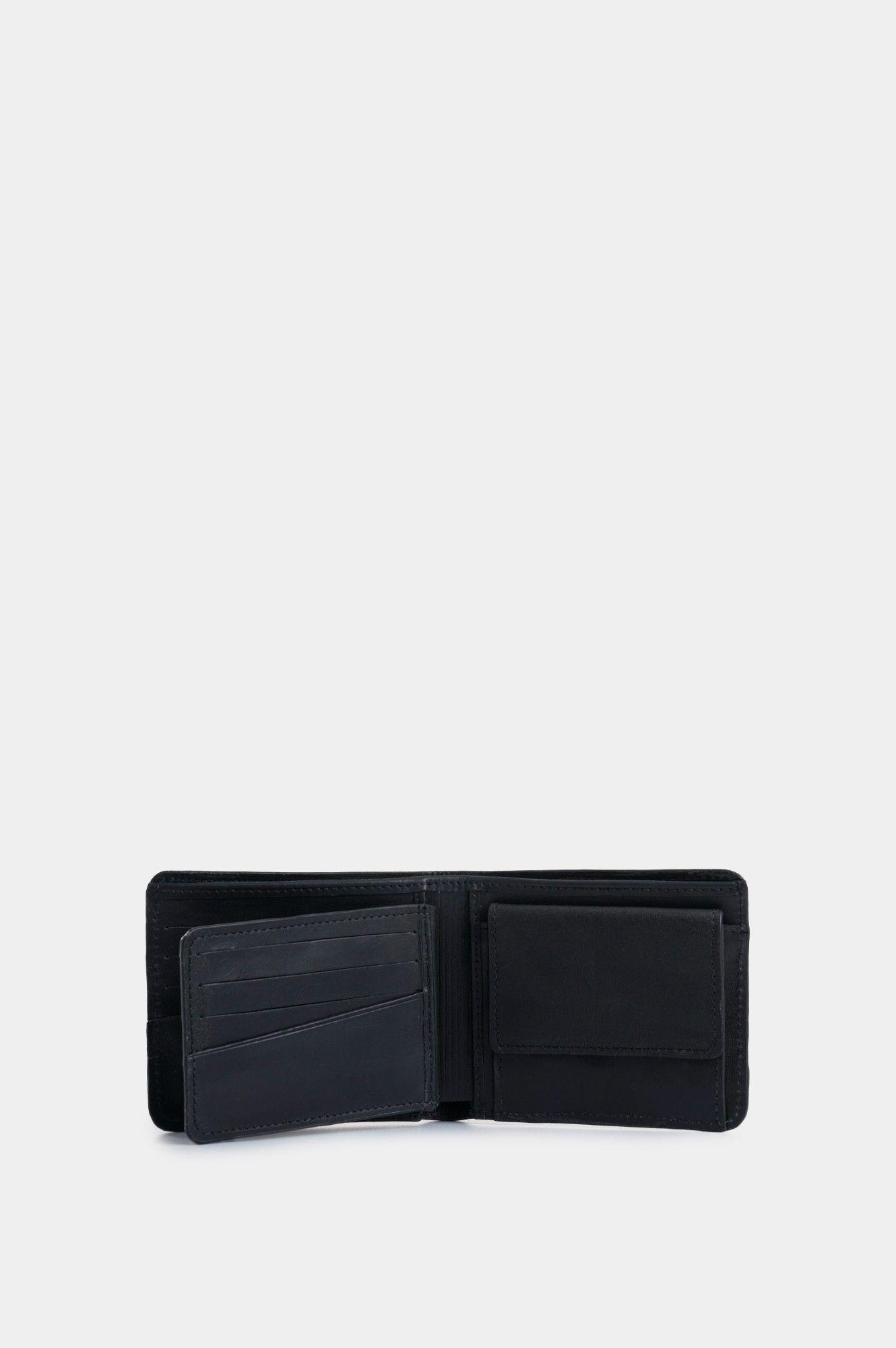 Vélez Billetera Paled Cuero Hombre Casual Negro-1