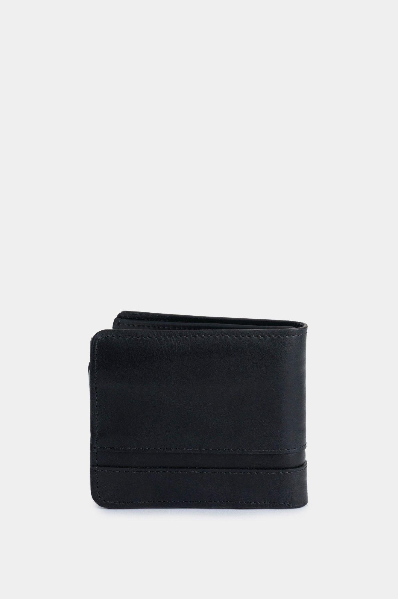 Vélez Billetera Paled Cuero Hombre Casual Negro-2