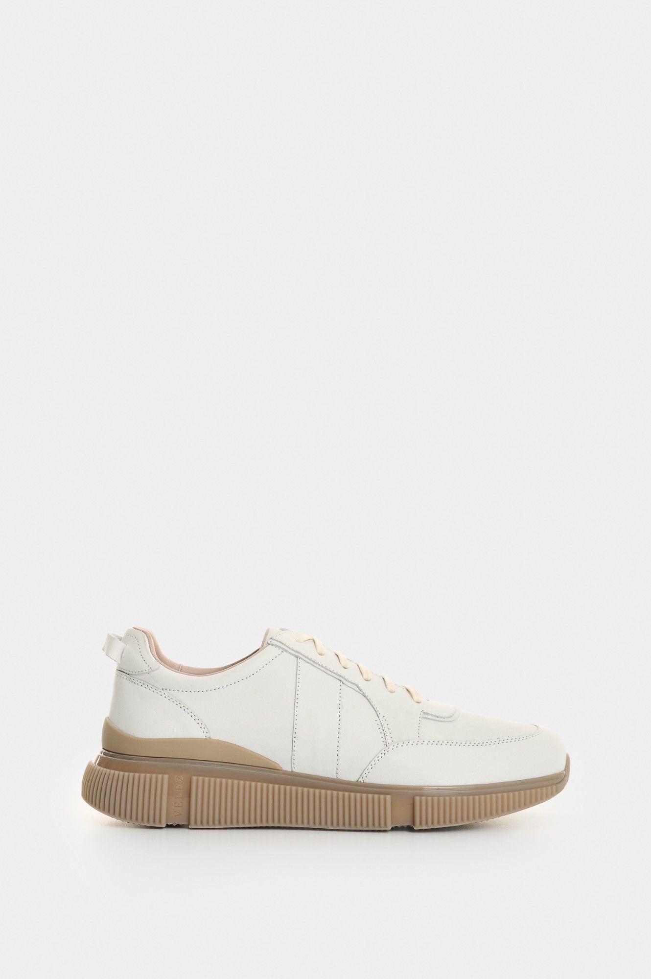 Zapatillas Hombre Cuero Blanco-0