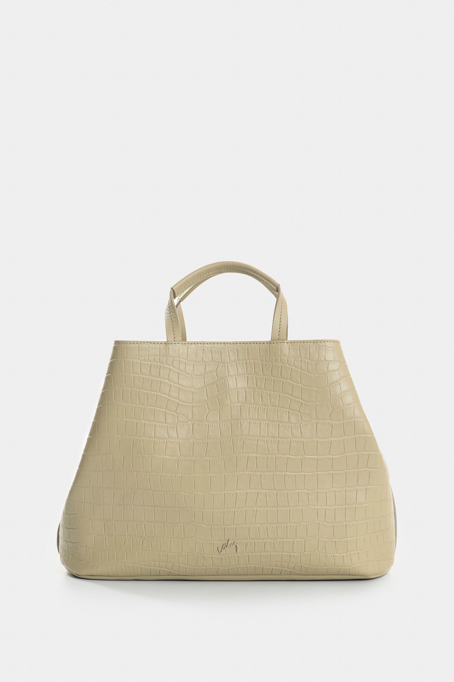 Vélez Bowling Calafate De Cuero Para Mujer Grabado Arena-0