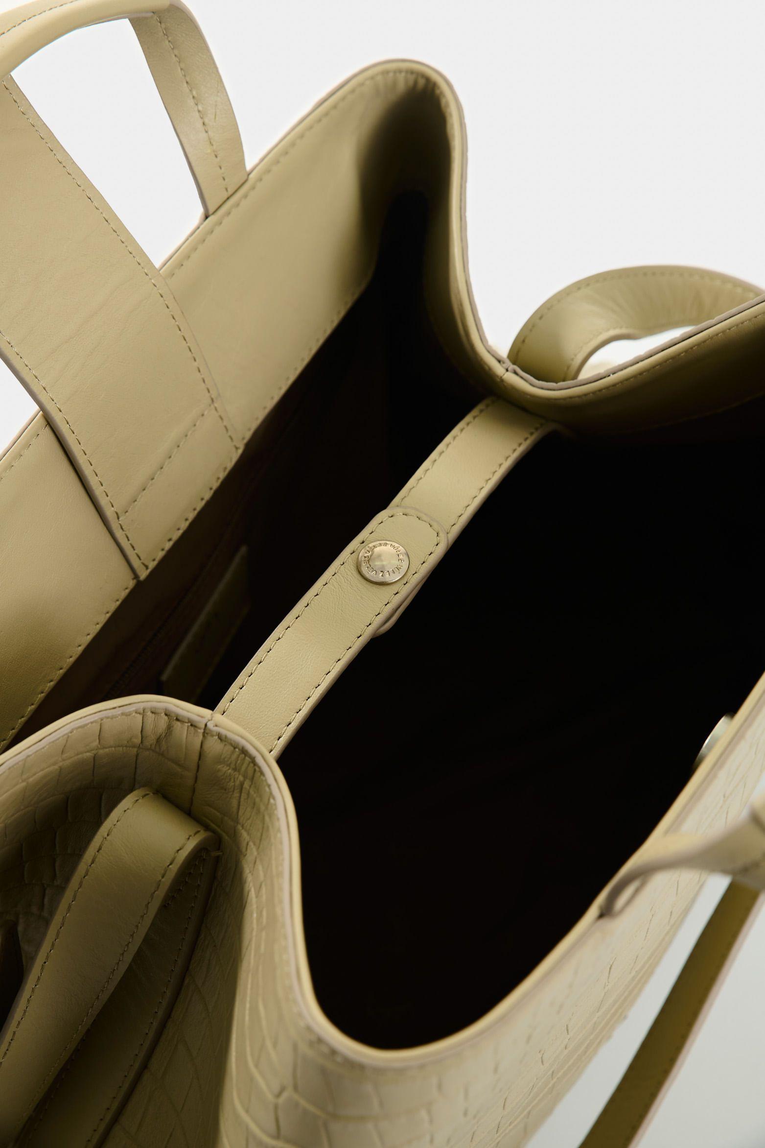 Vélez Bowling Calafate De Cuero Para Mujer Grabado Arena-4