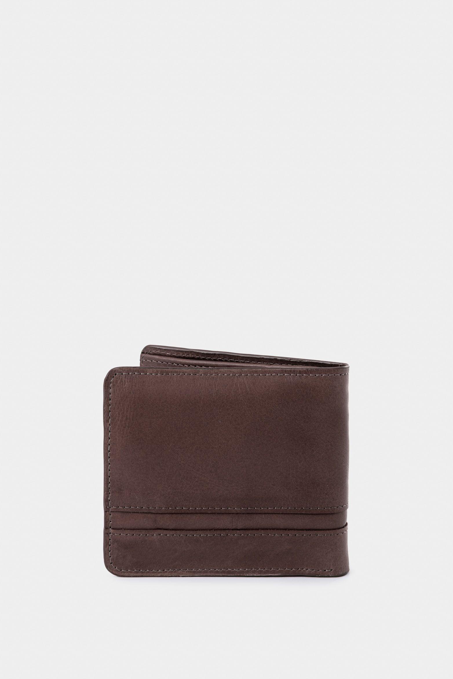 Vélez Billetera Paled De Cuero Para Hombre Casual Café-2