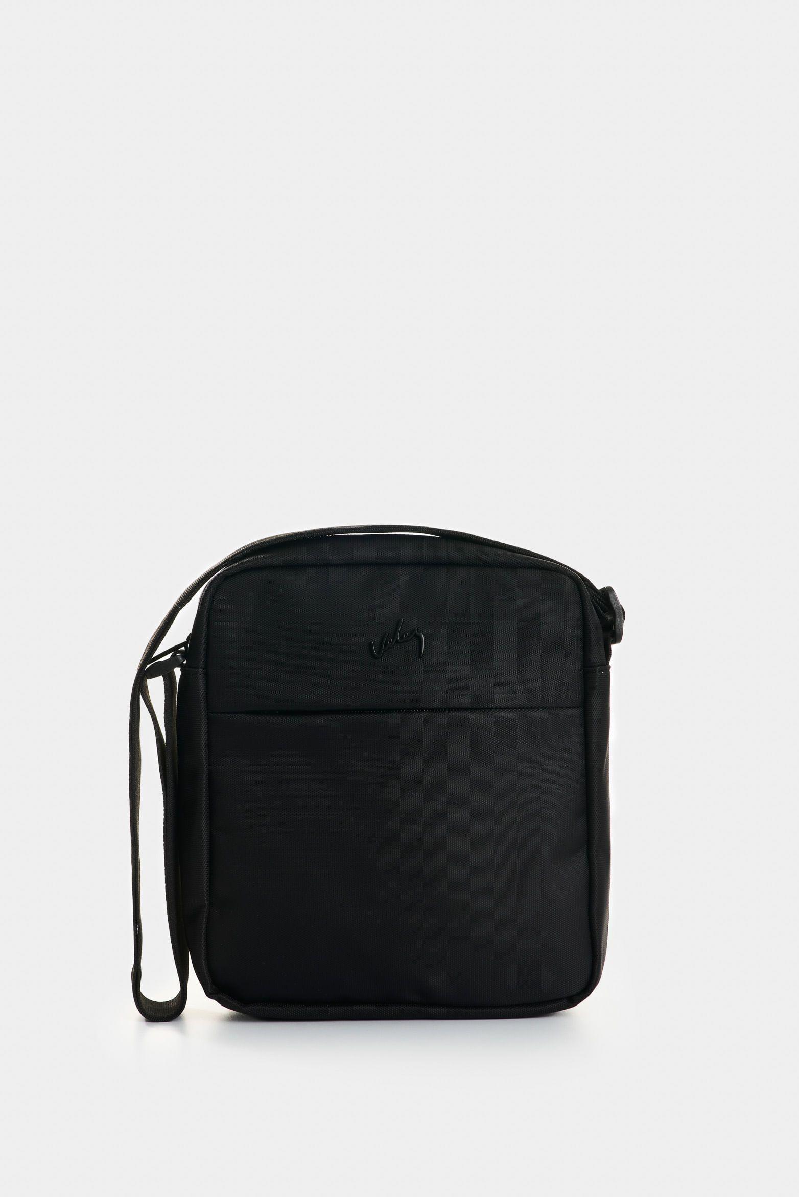 Vélez Morral Leo En Lona Y Cuero Hombre Multifuncional Negro-4