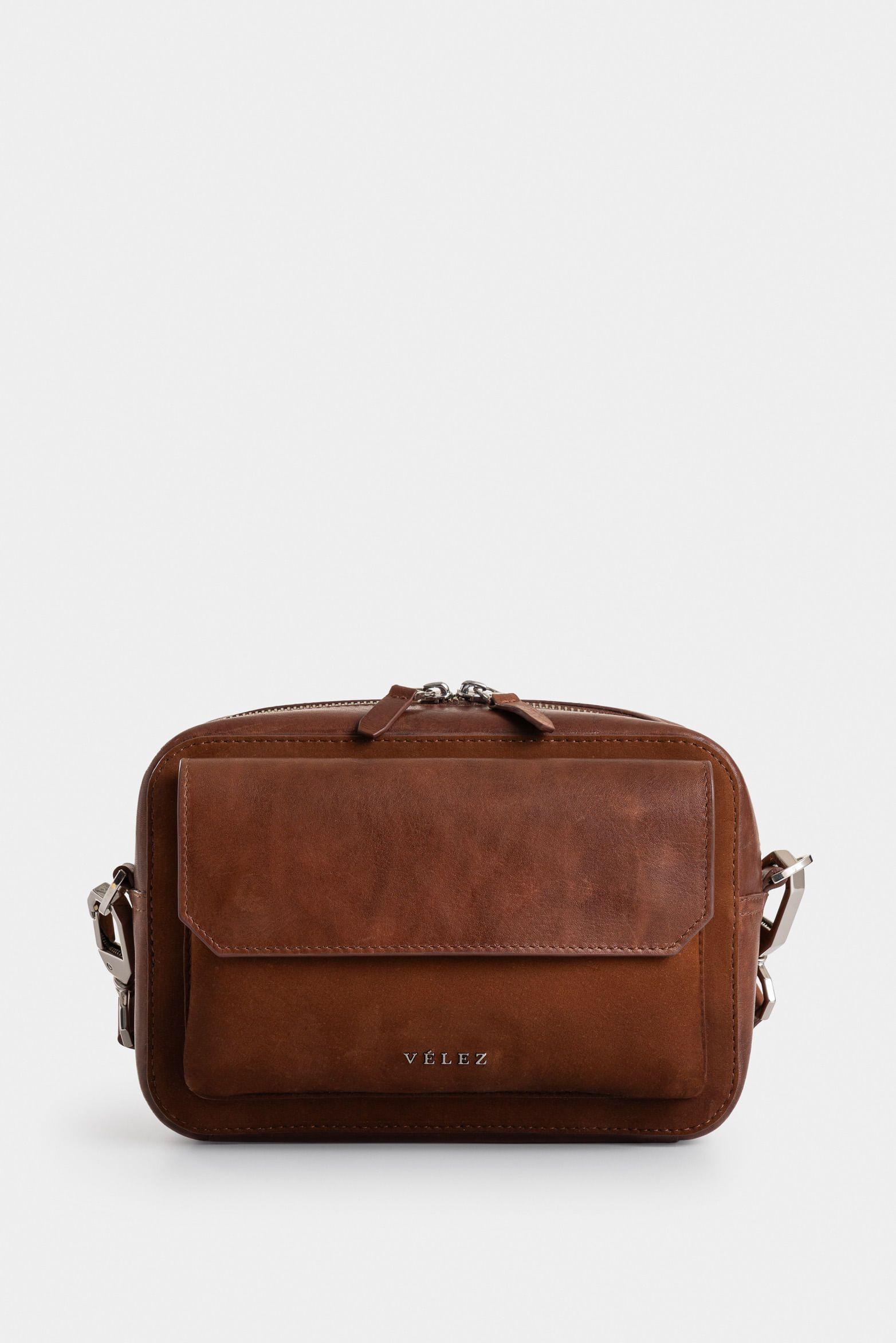 Manos libres Polaris de cuero para hombre silueta cuadrada miel-0