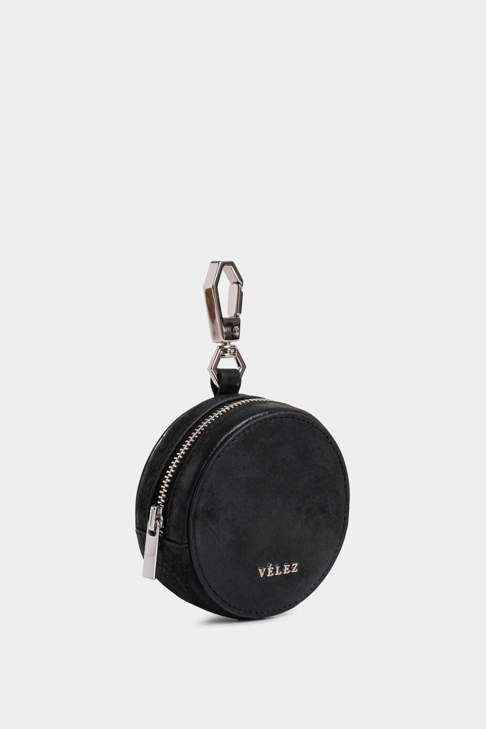 Vélez Monedero Baby De Cuero Para Mujer Versátil Negro-0