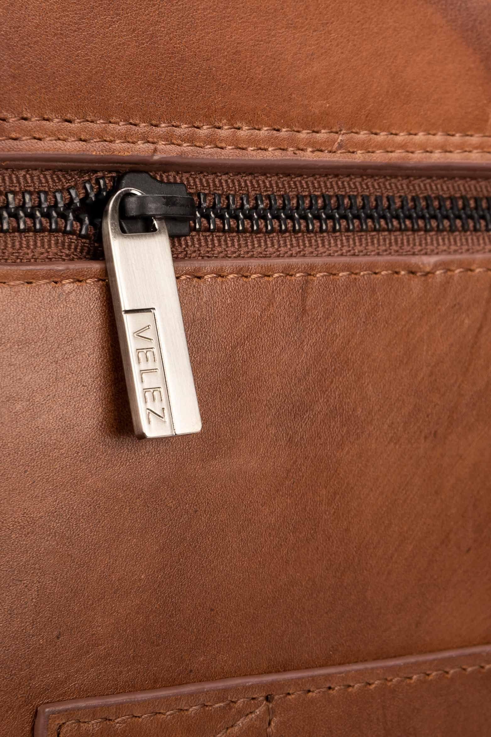Maletín portátil aperto de cuero para hombre miel-4