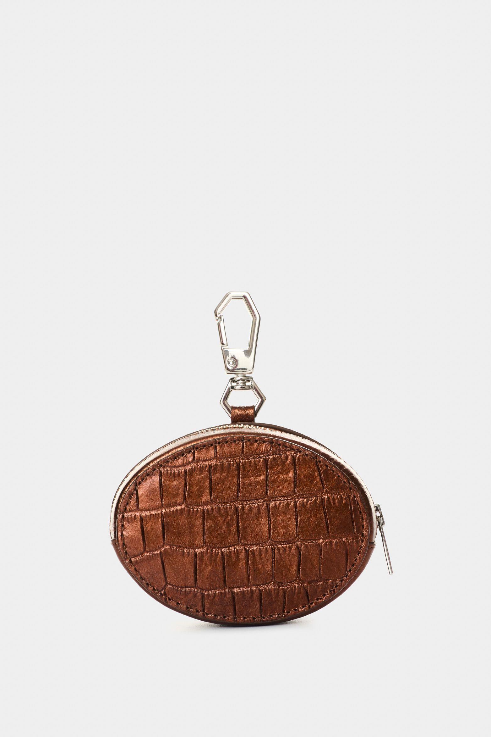 Vélez Monedero De Cuero Folia  Mujer Aria Bronce-2