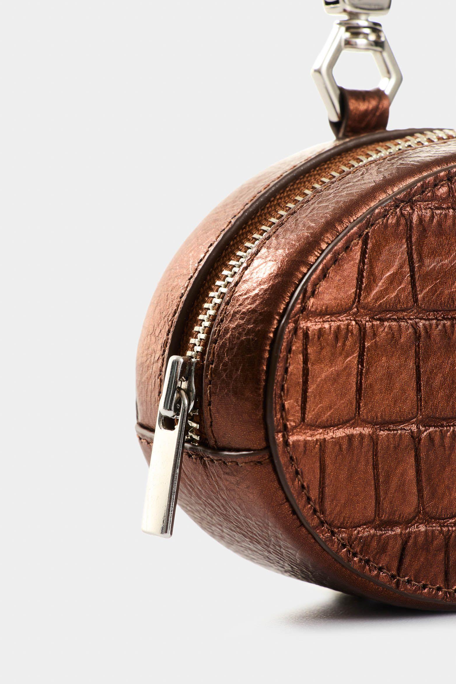 Vélez Monedero De Cuero Folia  Mujer Aria Bronce-3