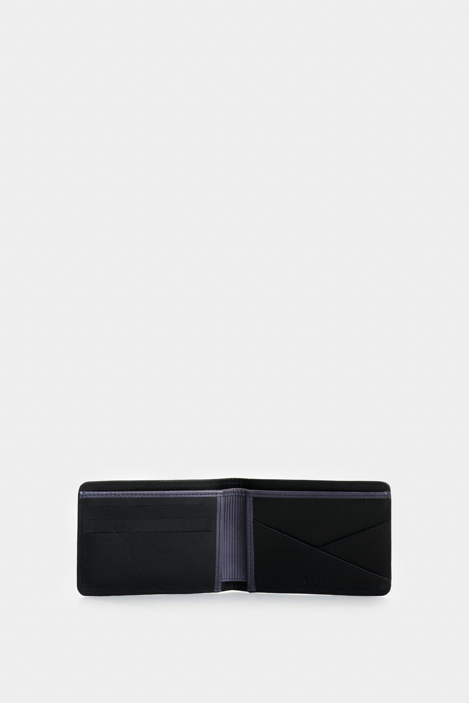 Vélez Billetera Oasis Cuero Hombre Detalle Contraste Negro-1
