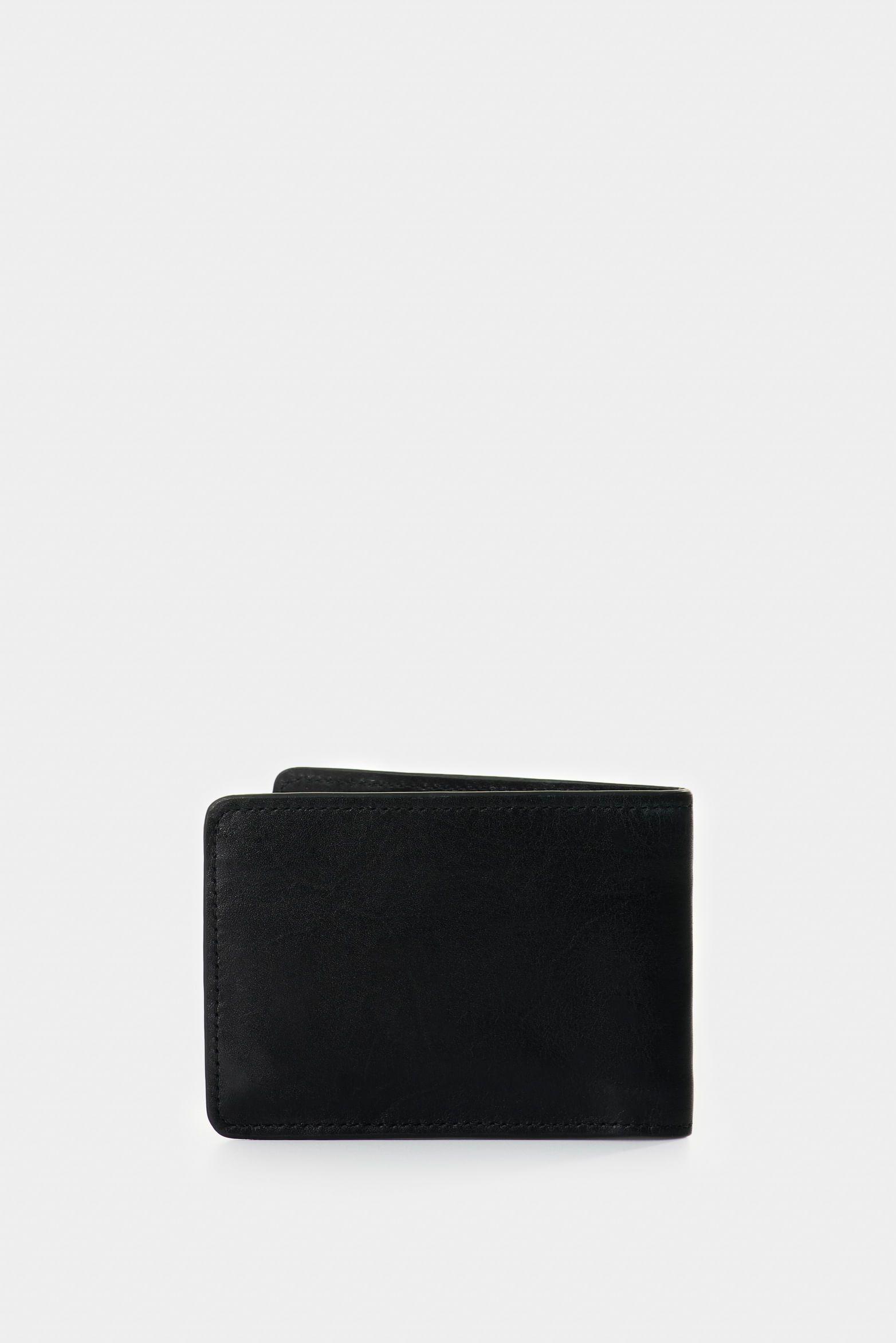 Vélez Billetera Oasis Cuero Hombre Detalle Contraste Negro-2
