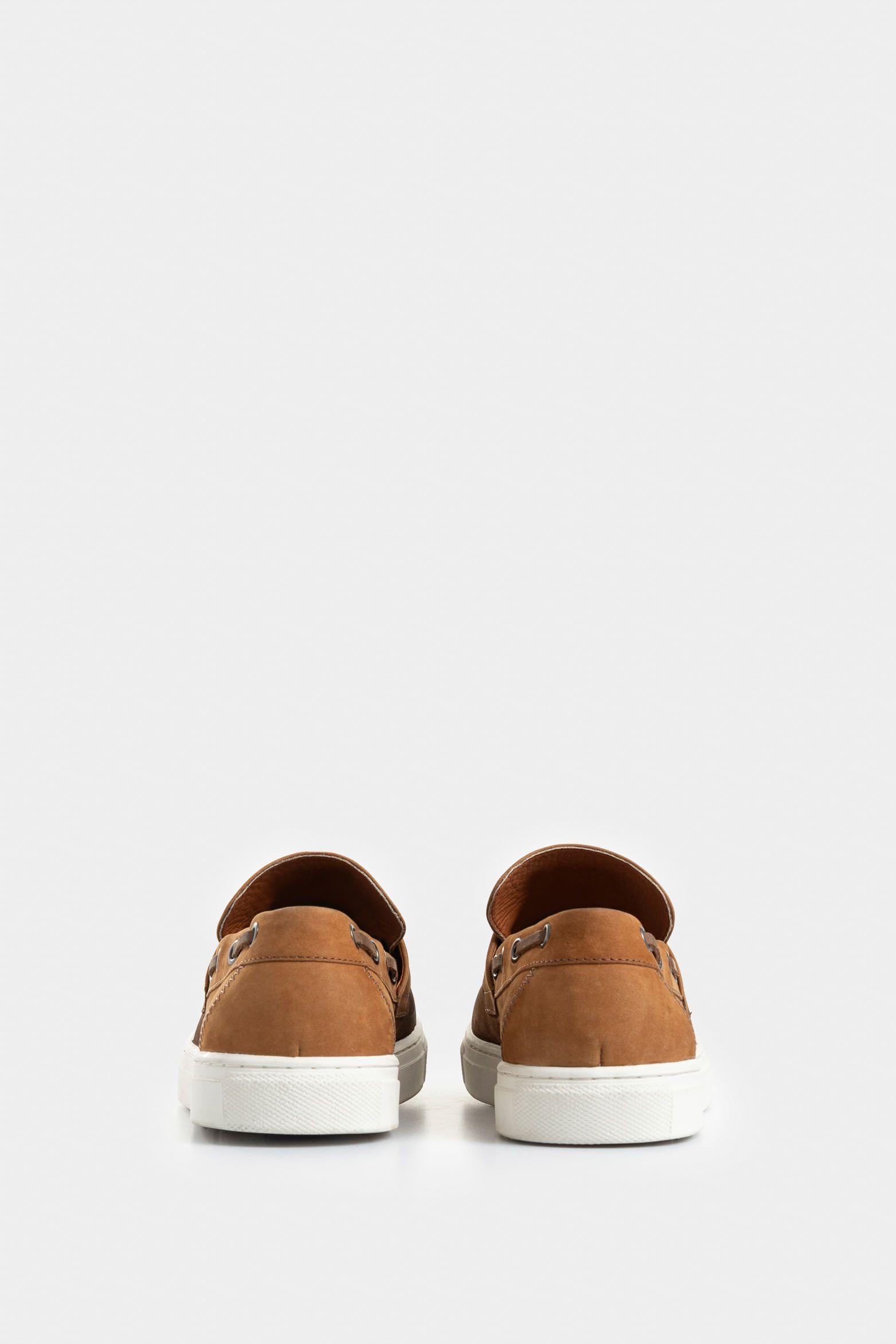 Vélez Mocasín Brescia Cuero Gamuzado Hombre  Envejecido Miel-2