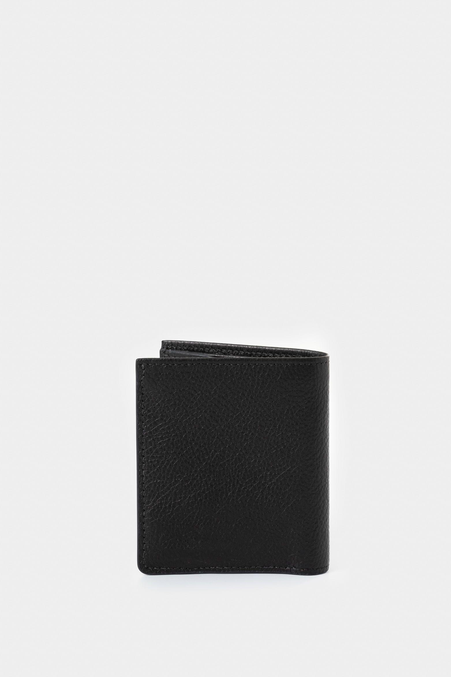 Billetera Sorrento de cuero para hombre casual negro-1