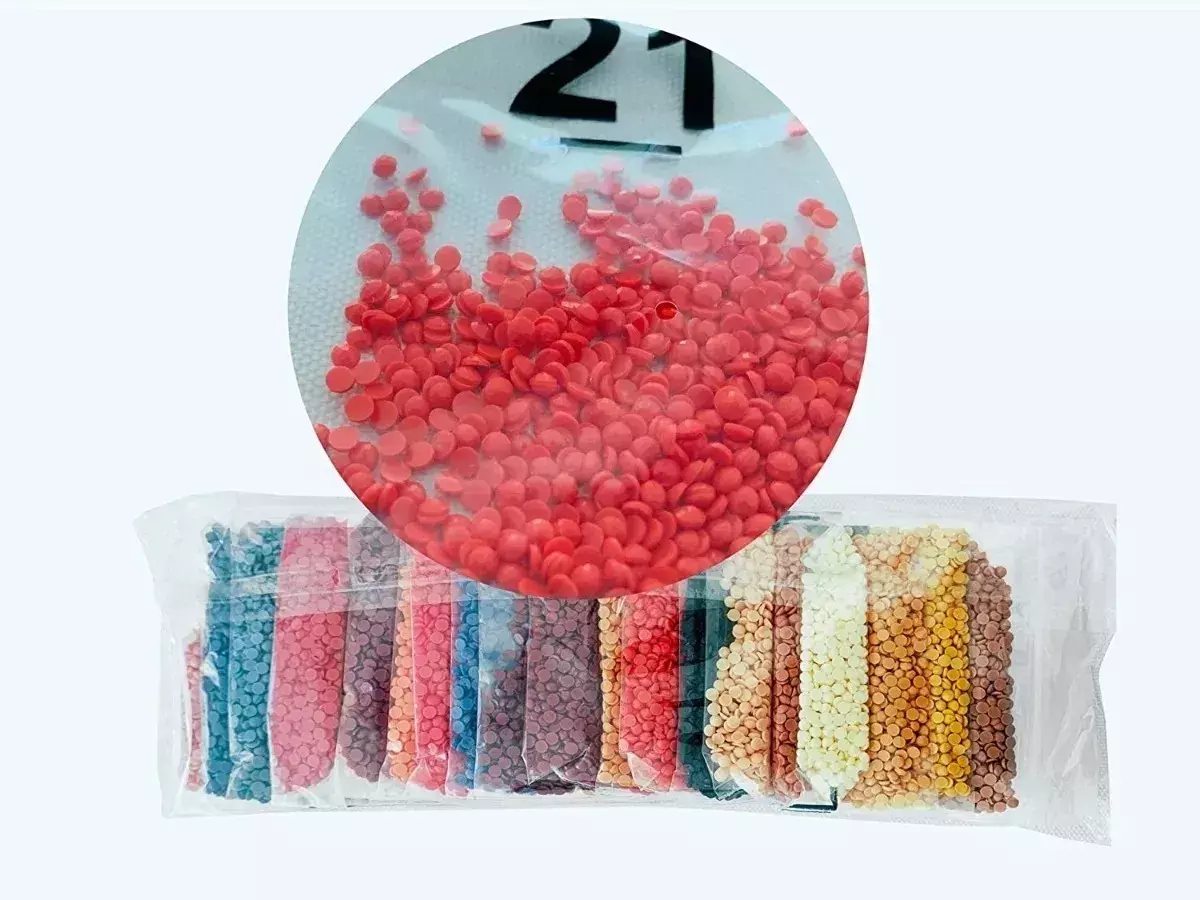 Kit Pintura o Bordado por Diamante 2 Marcadores pavo real mujer-4