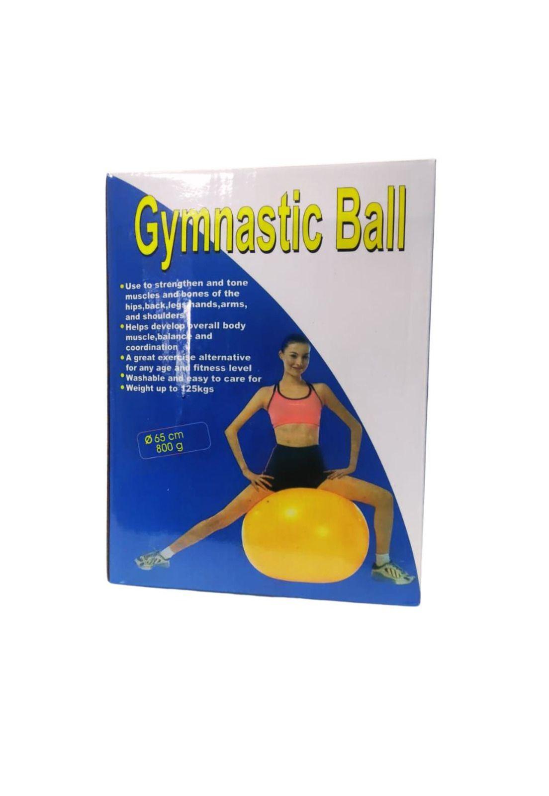 Pelota Erizo pilates yoga 65 cm azul + inflador Ak Sport-0