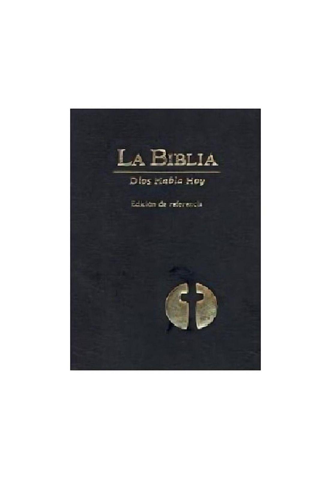 Biblia Negra con Canto de color rojo Dios Habla hoy PB-A7-0