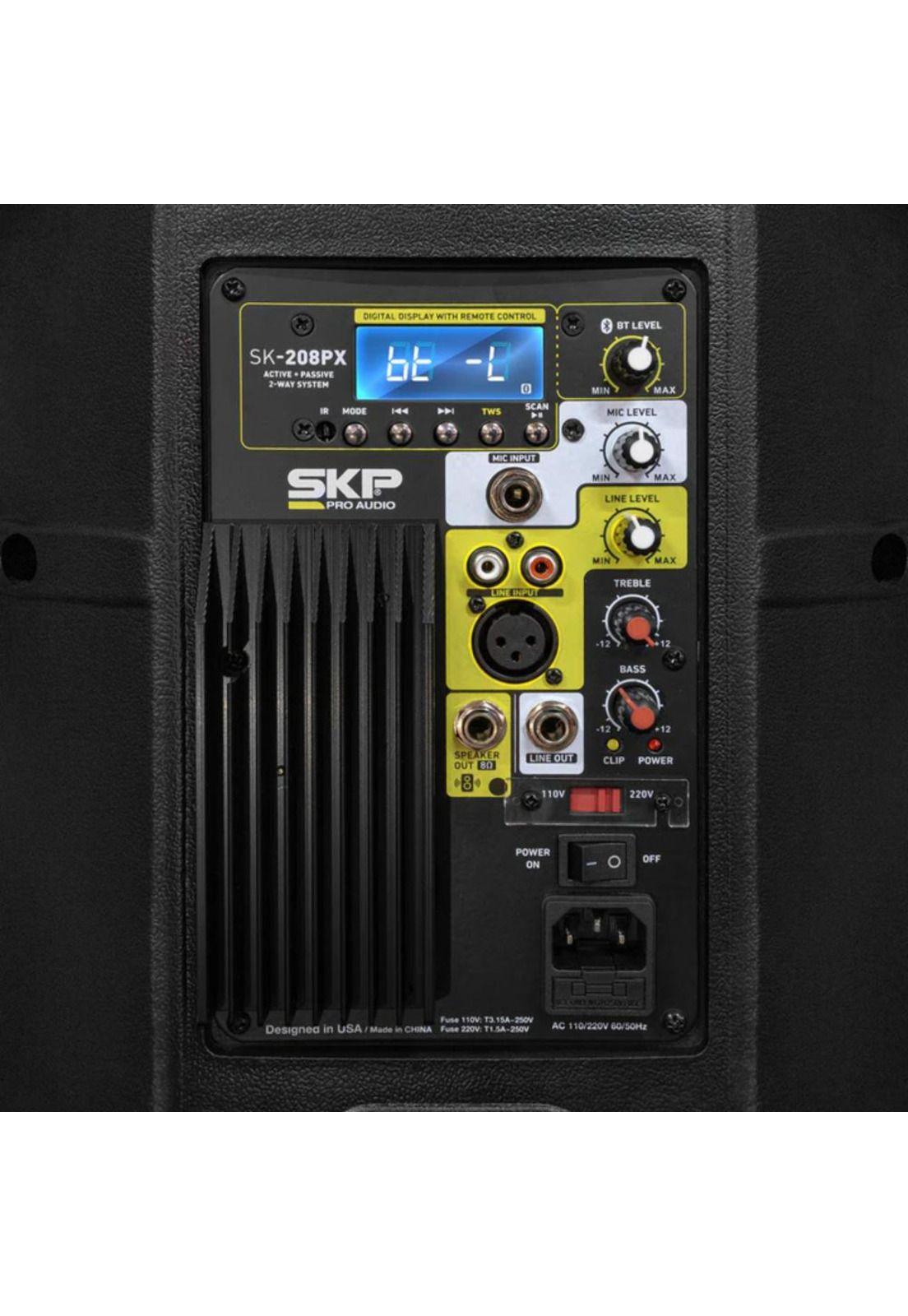 Sistema de 2 vías Activo + Pasivo amplificado SK 208PX-5