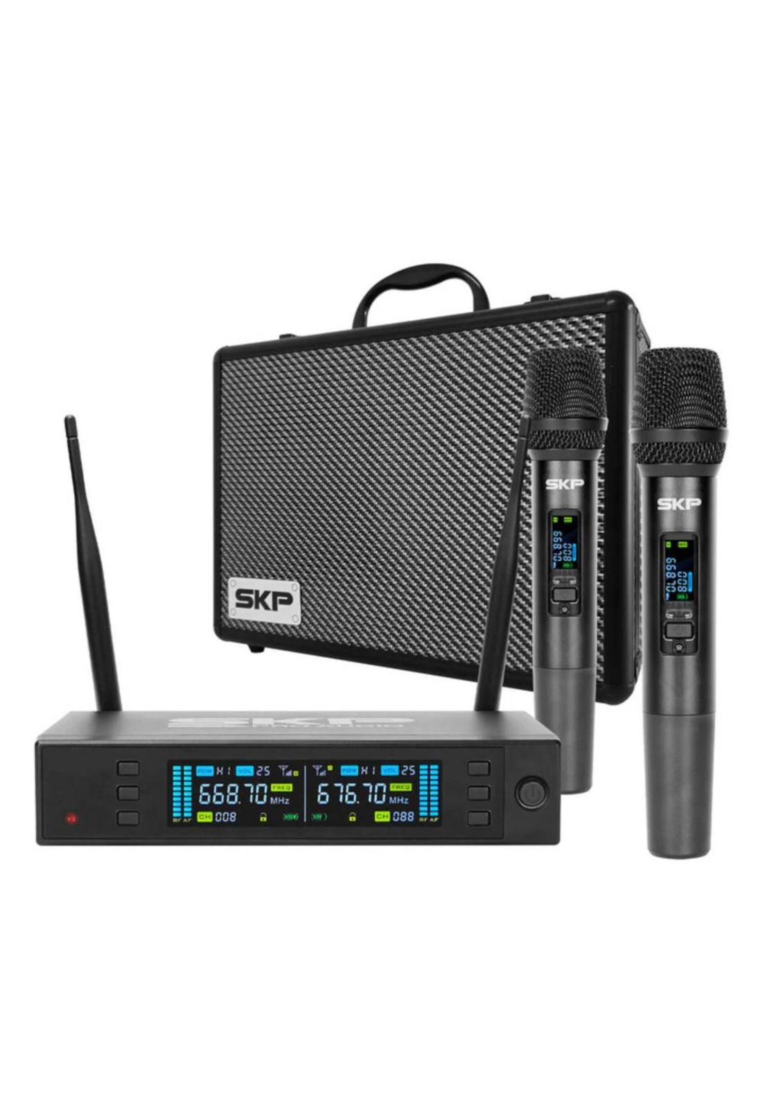 Micrófono Inalámbrico doble Profesional SKP Clarity II-4