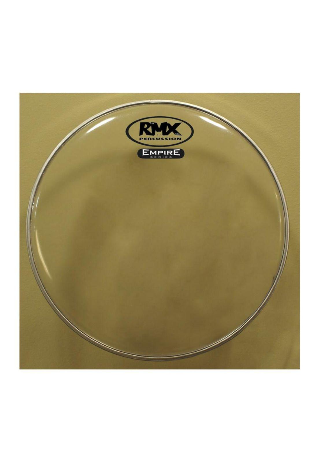 Parche Para Bombo De Percusión 28" Blanco Rmx  PPPH 28 PA-H3E4-2