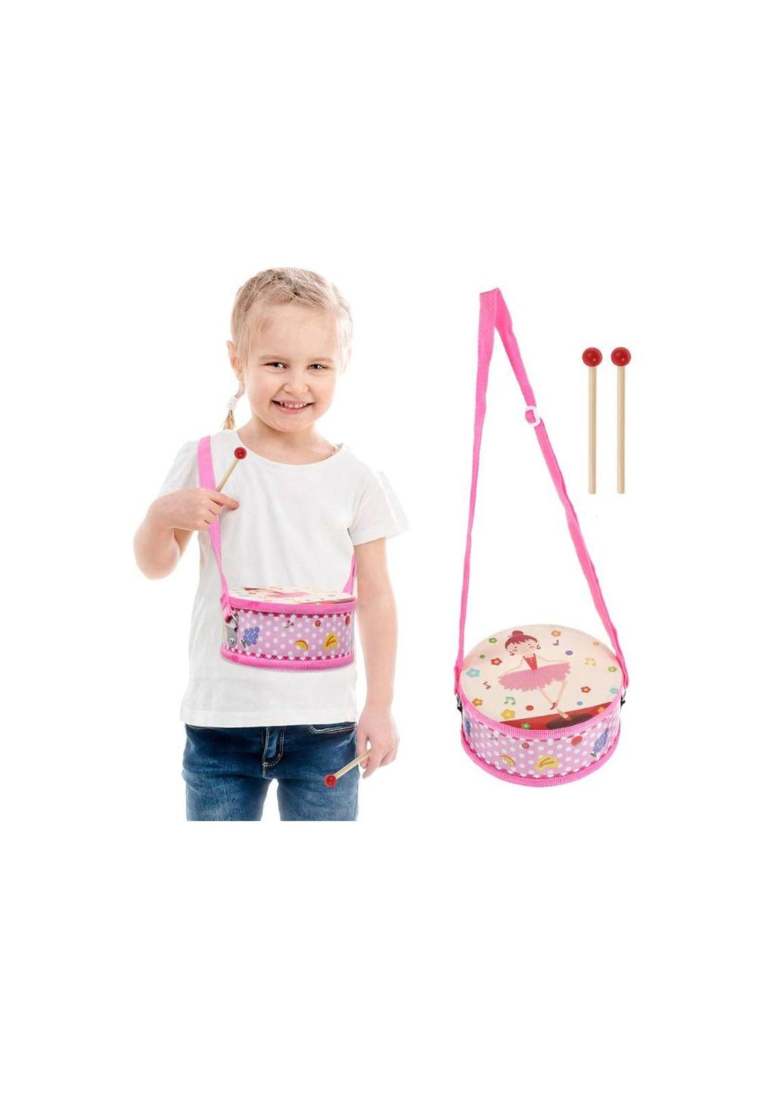 Tamboril musical Infantil  diseño de bailarina PB-C8-2