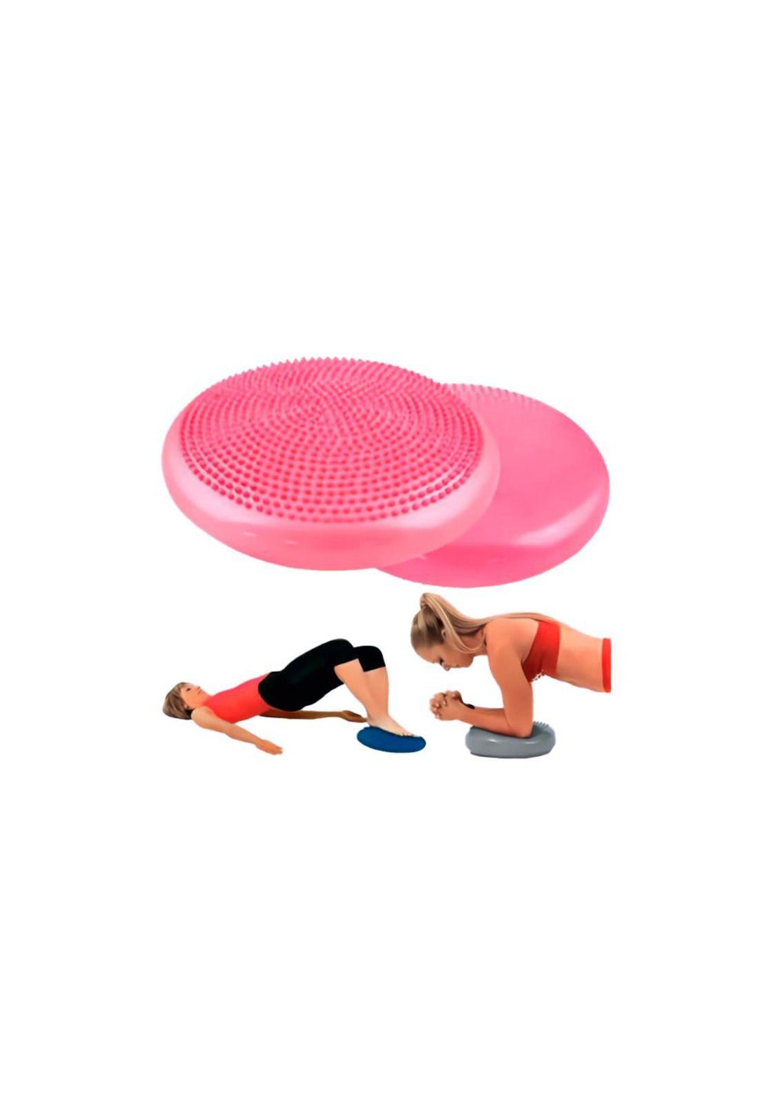 Medio Balon para Propiocepcion Bosu Equilibrio Yoga Fucsia  PA-K2E5-2
