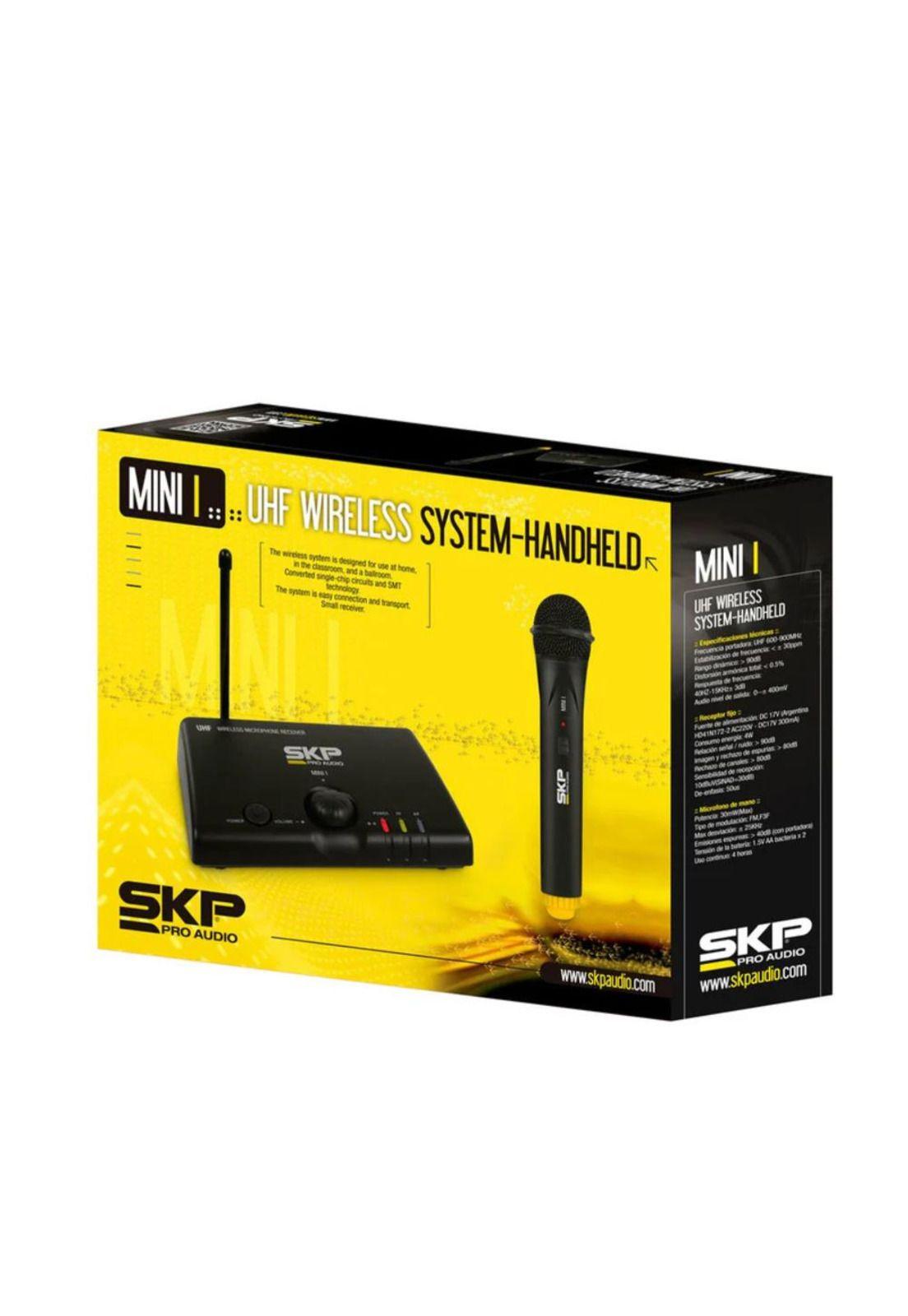 Micrófono Inalámbrico vocal de solapa SKP MINI I-4