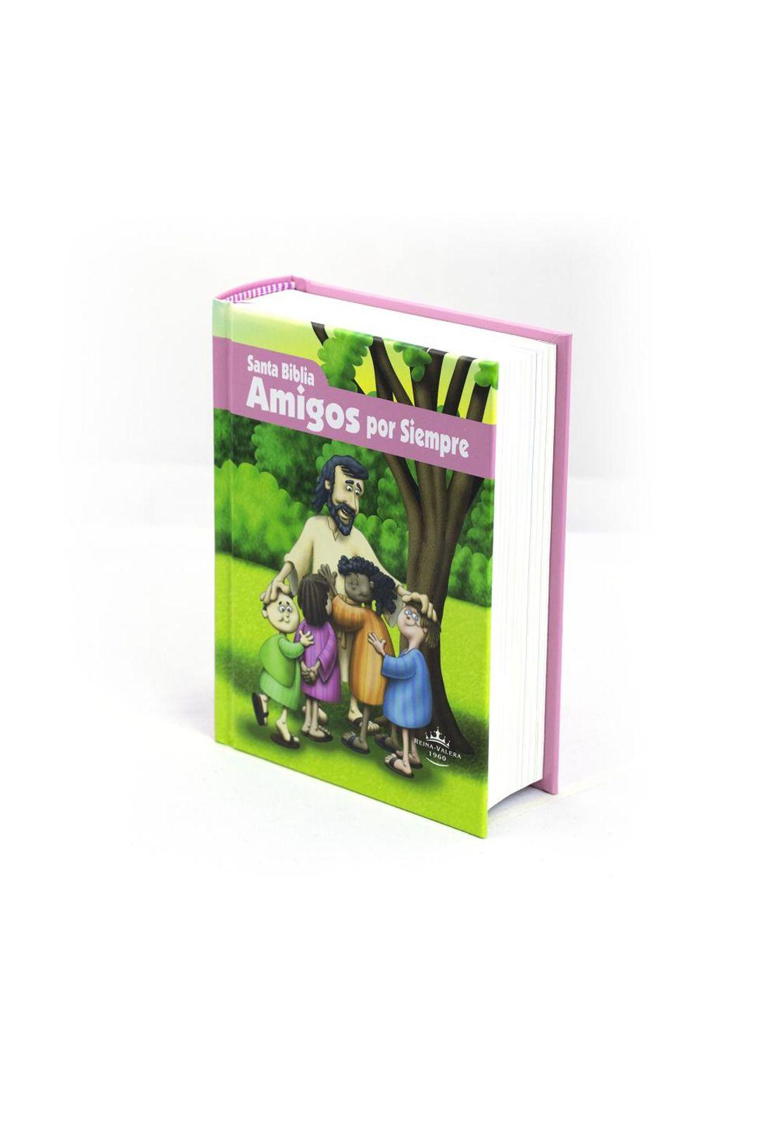 Biblia Reina Valera 1960 Rosa para niñas PB-A7-0