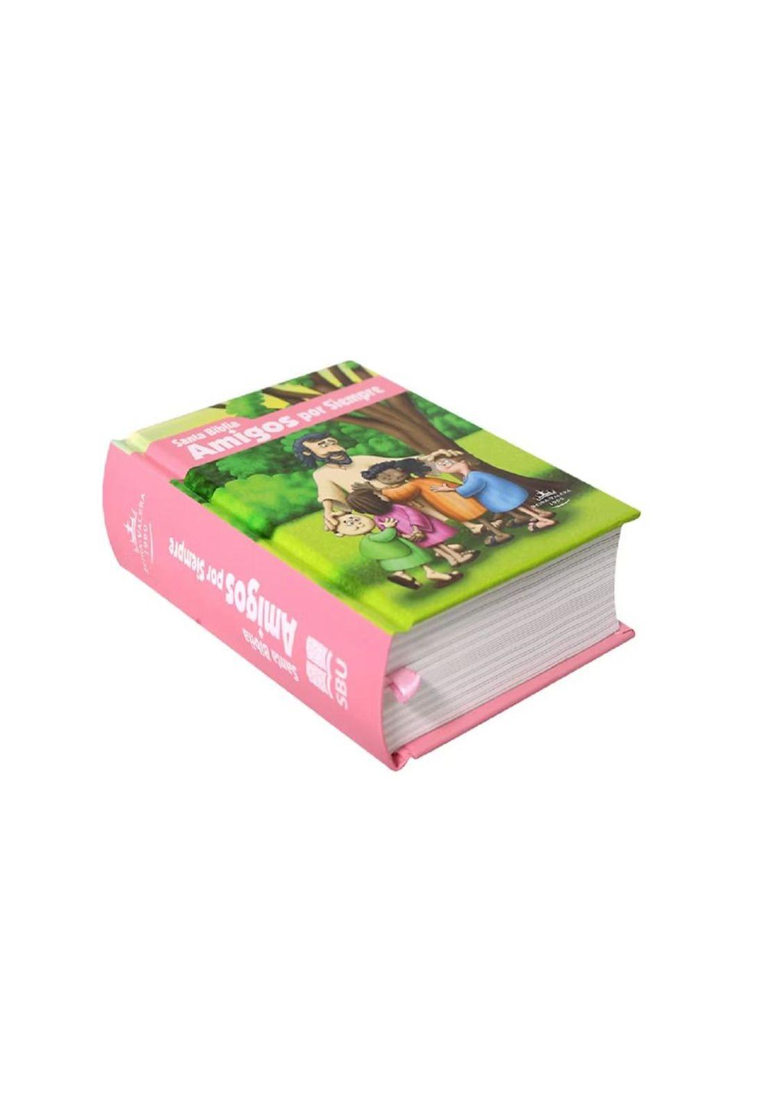 Biblia Reina Valera 1960 Rosa para niñas PB-A7-1