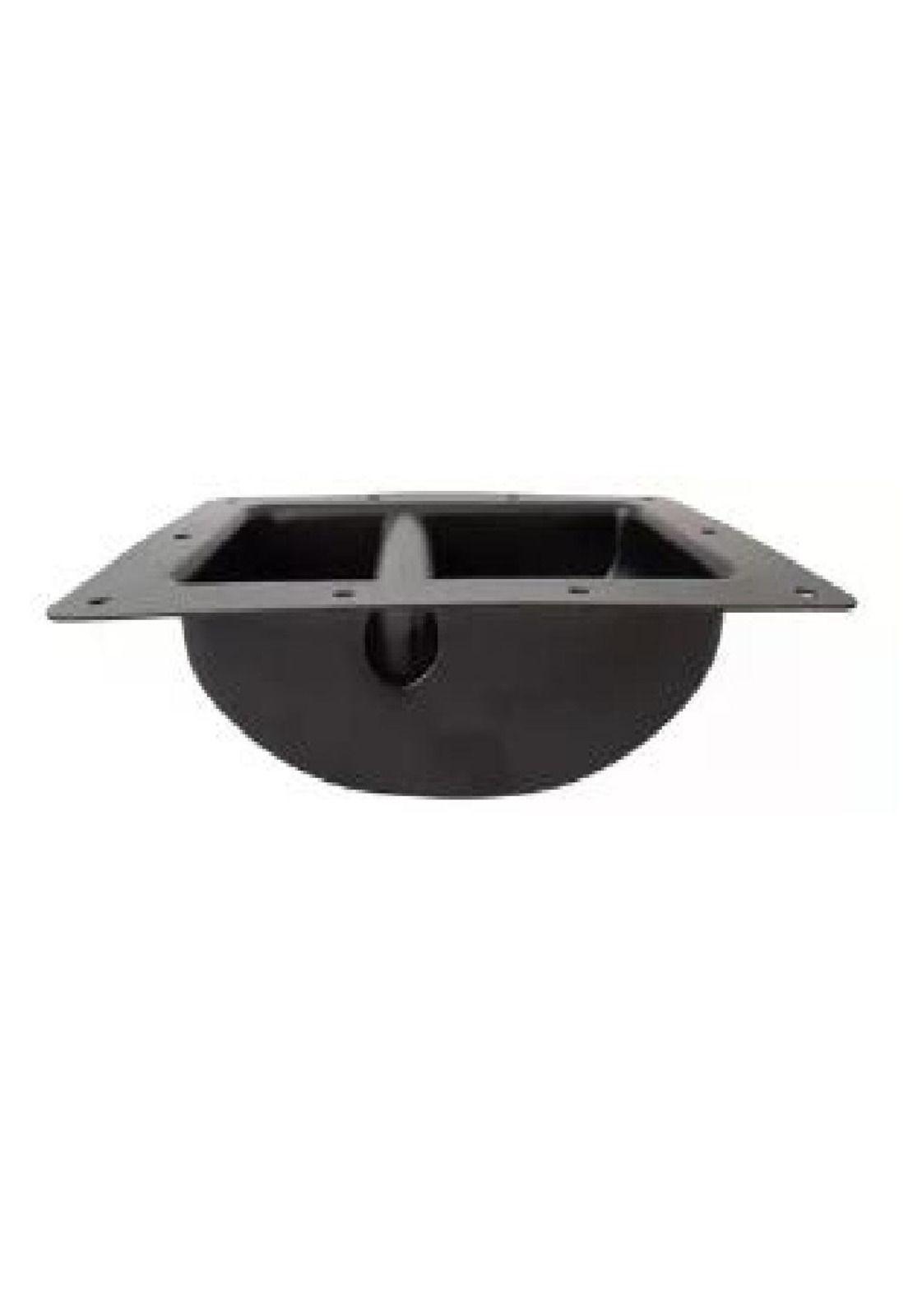 Manilla Metal Embutida Negra Mod.6r Mekse PB-E1E1-2