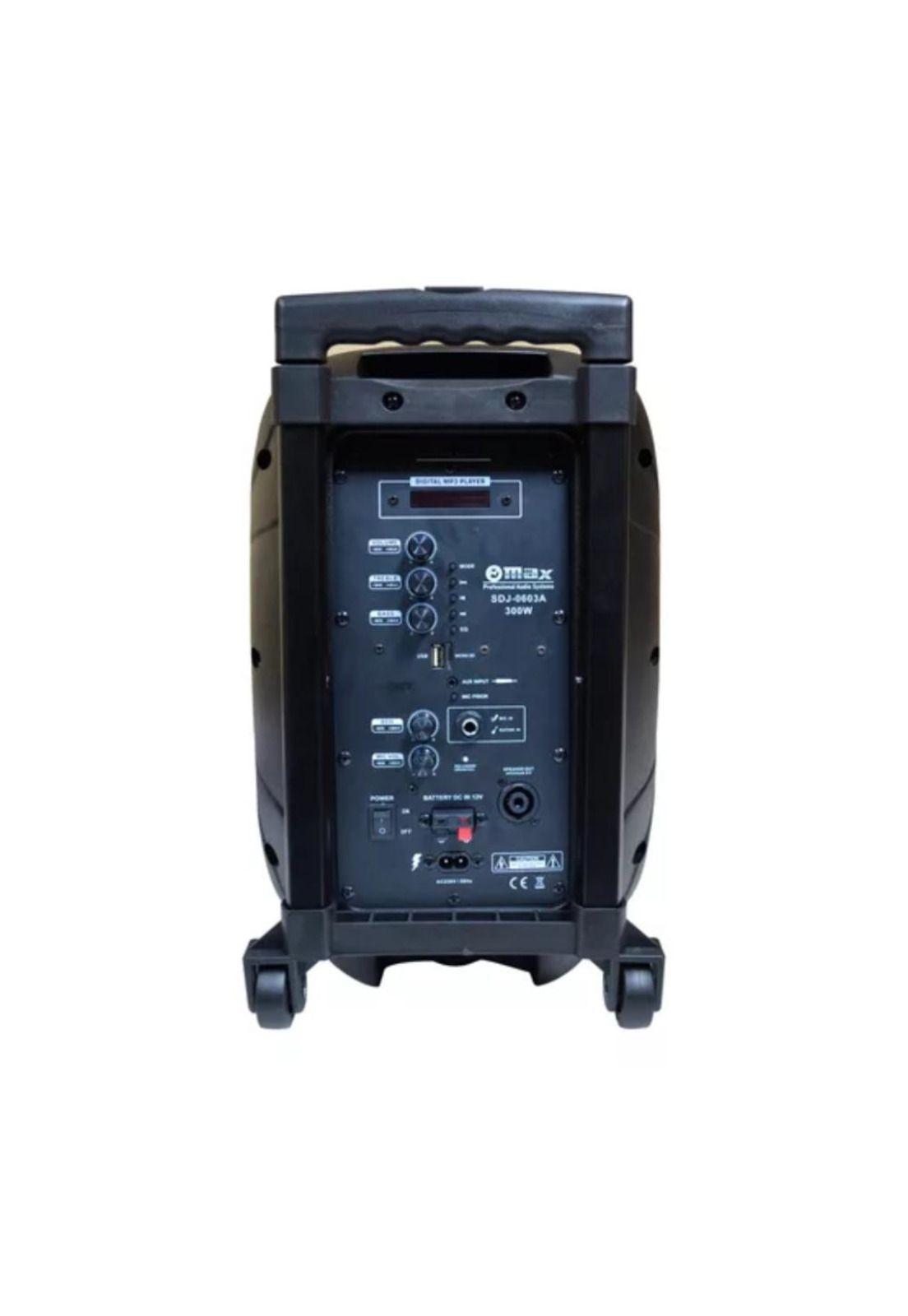 Caja Portátil recargable 8´´ BT MP3 FM 50w RMS Titaniux PB-E2-5