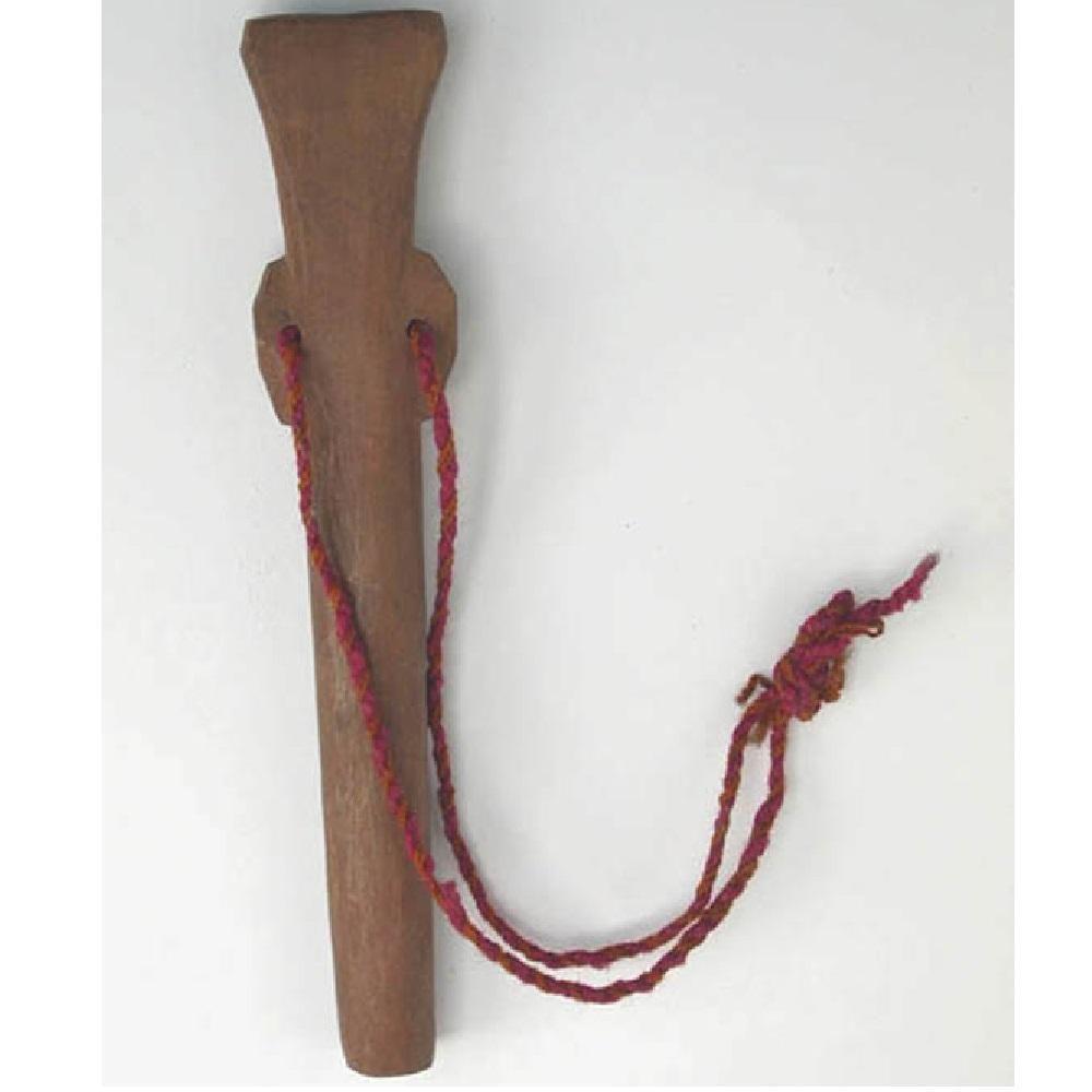 Pifilca de Madera Originaria Mapuche 23 cm  PA-H5E4-2