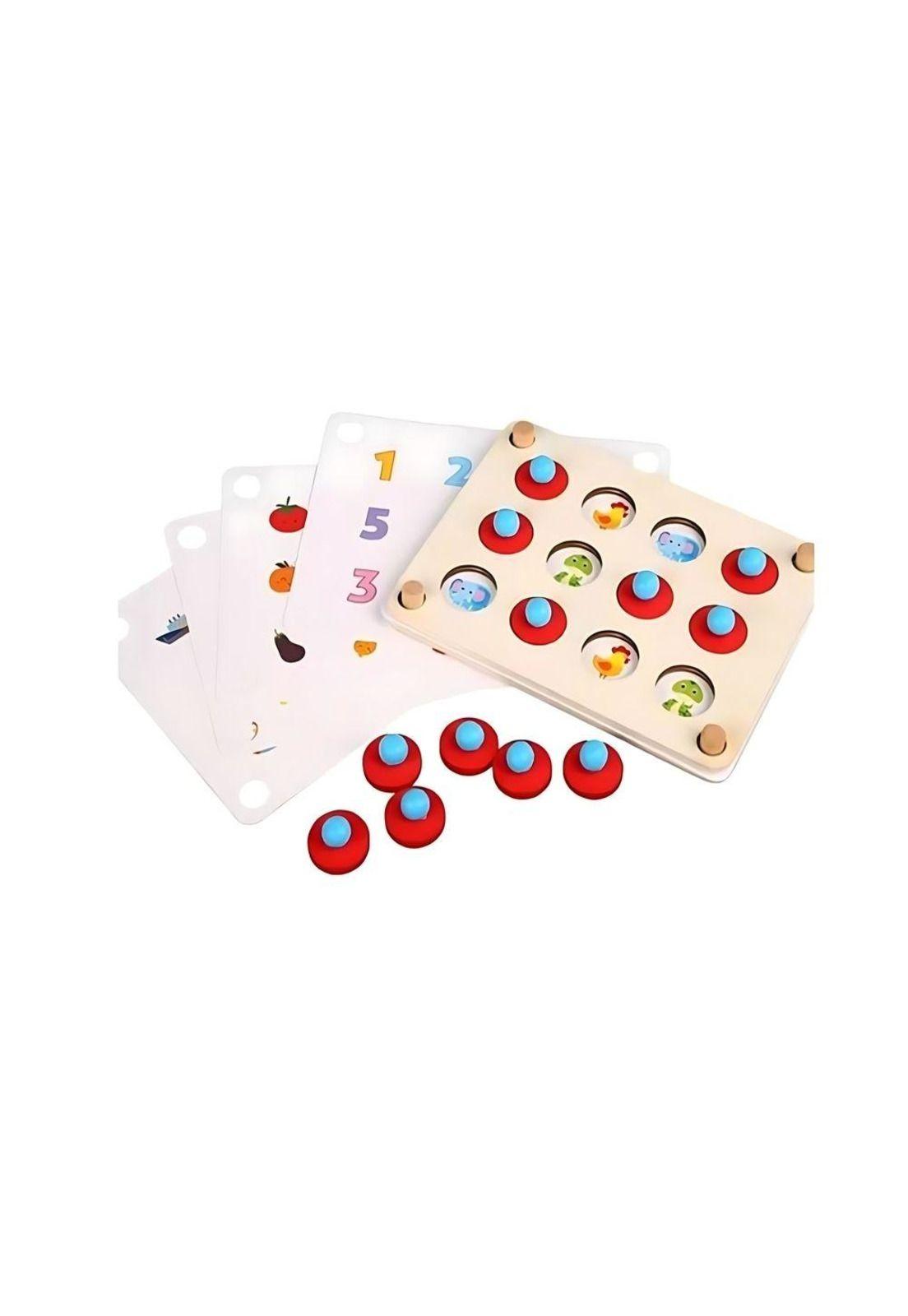 Juego de Memorice Madera Tarjetas Intercambiables PB-C1-3