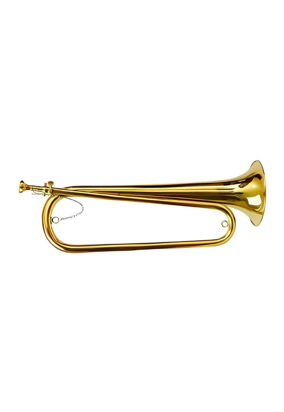 Corneta Grande Dorada  Con Case Etinger  PA-H1E1-2