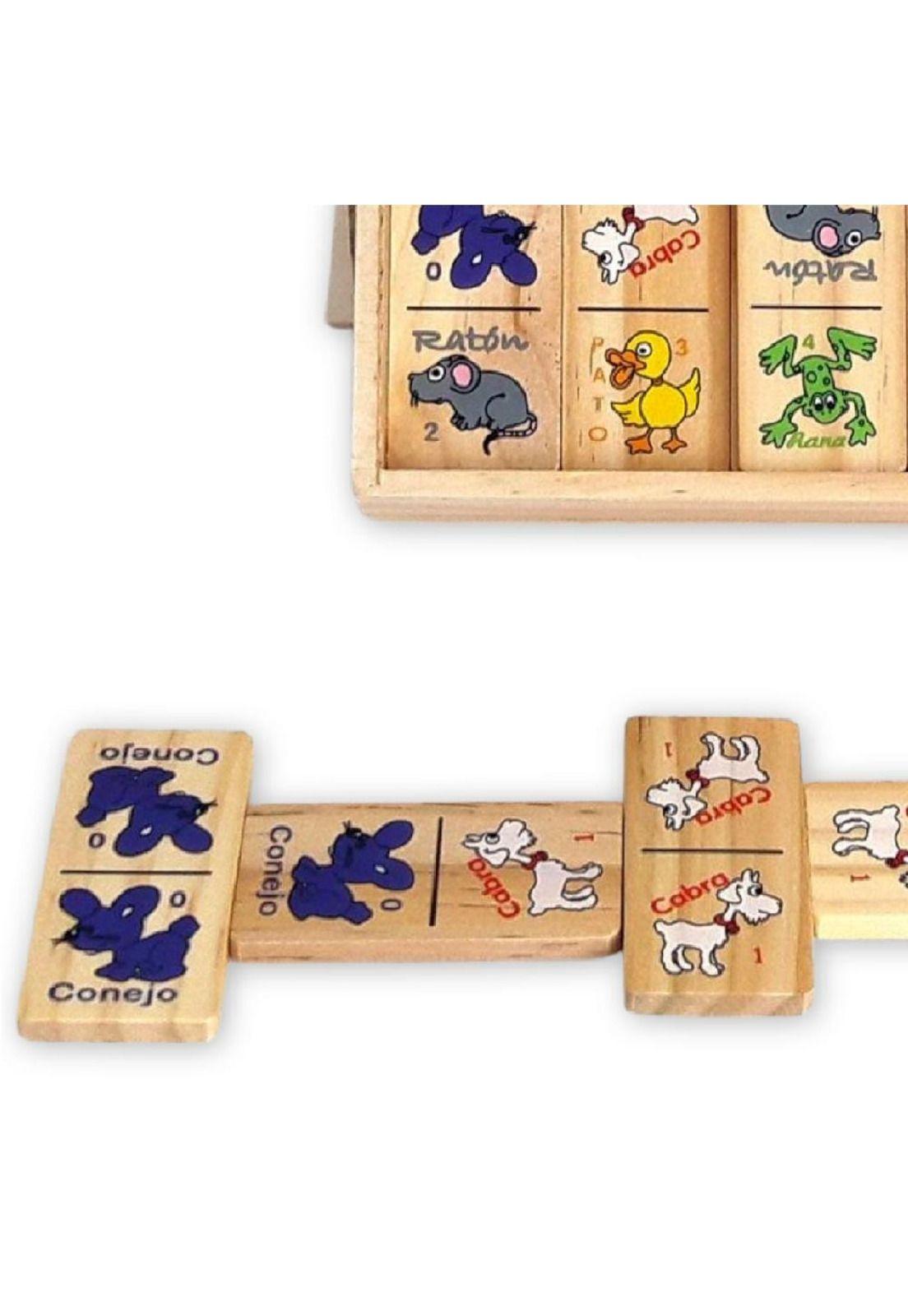 Domino de granja de madera para niños PB-C1-1