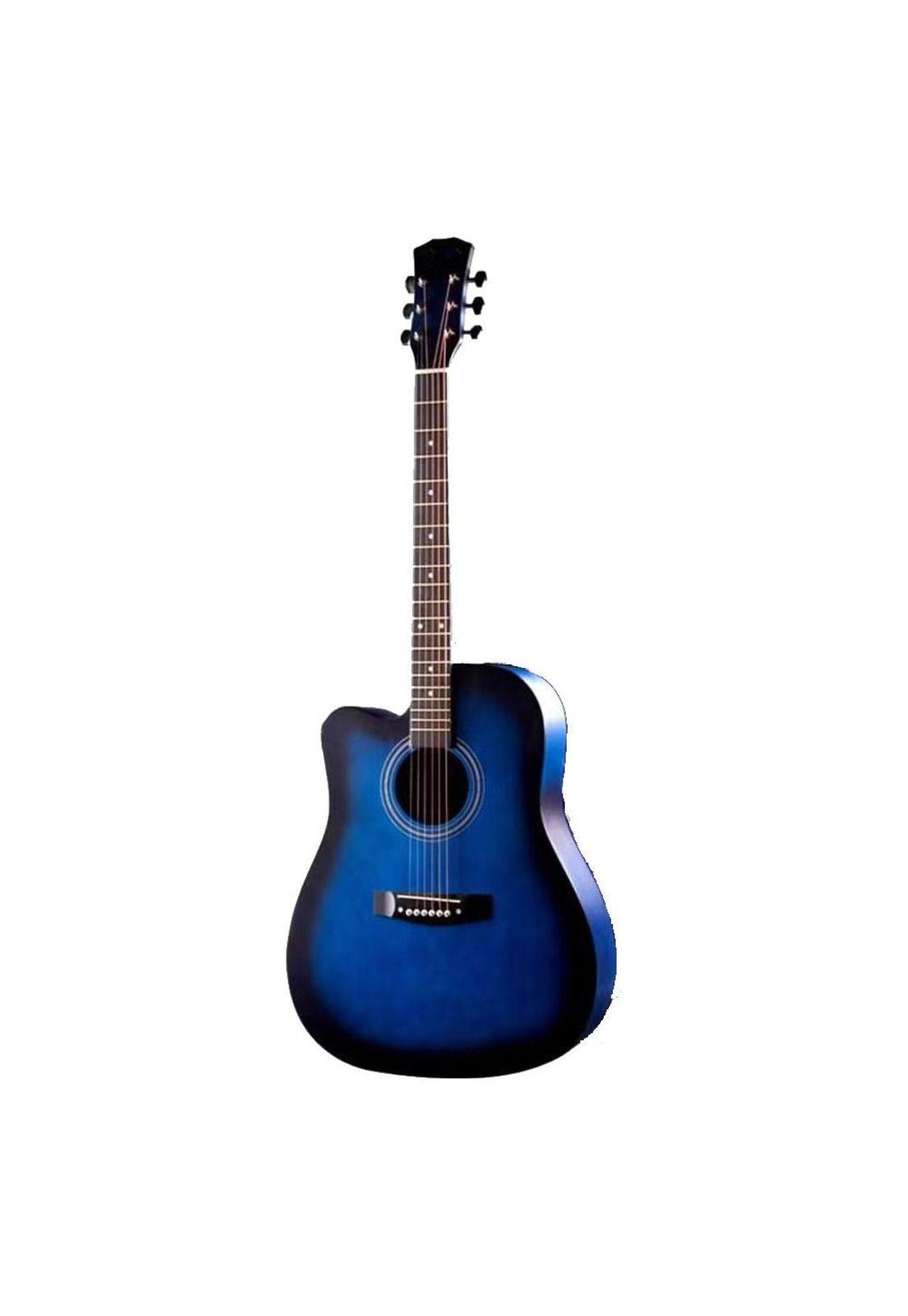 Guitarra Chelldee Cutaway color celeste PA-G2-E2-1