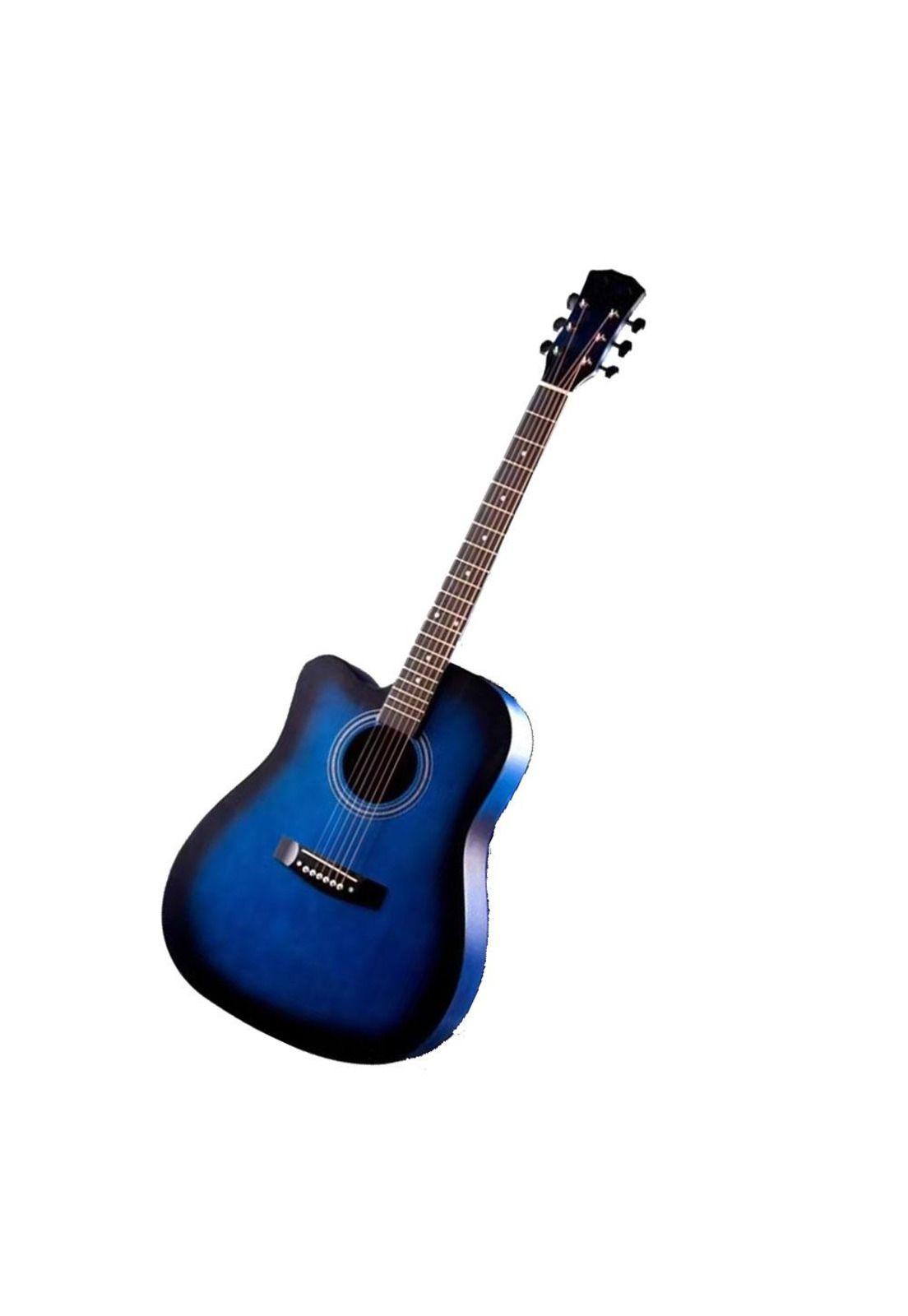 Guitarra Chelldee Cutaway color celeste PA-G2-E2-2