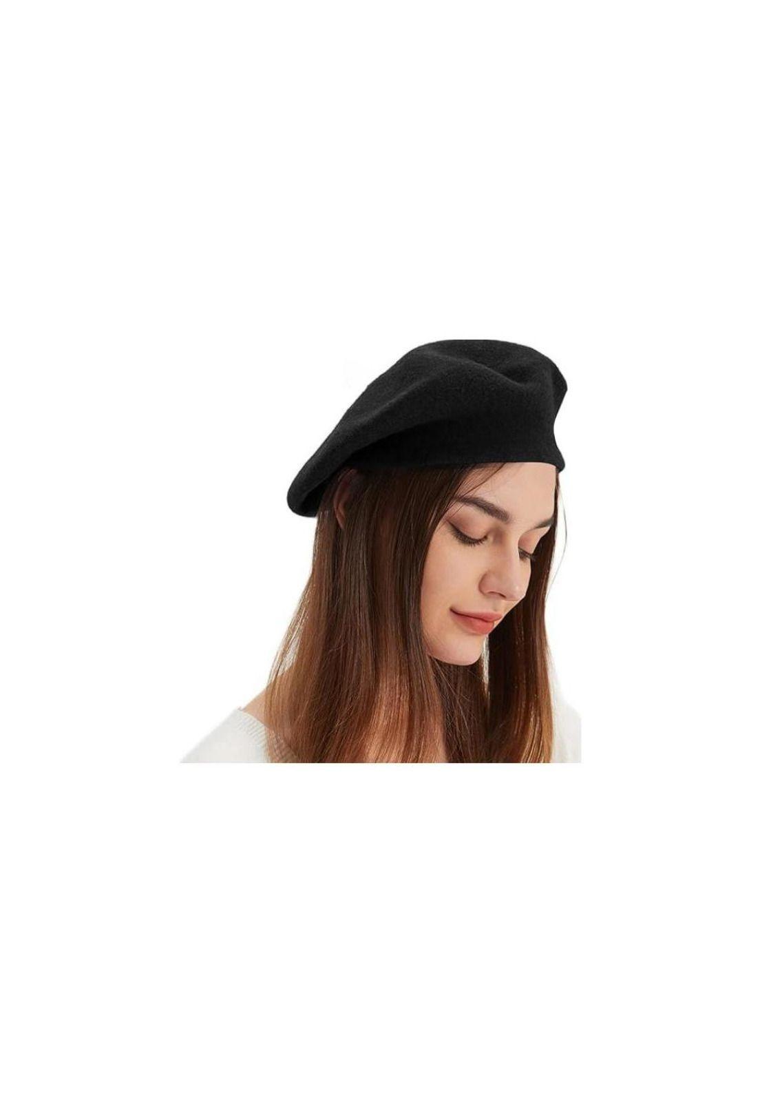 Boina De Polar Negra Escolar y Banda PB-D-1