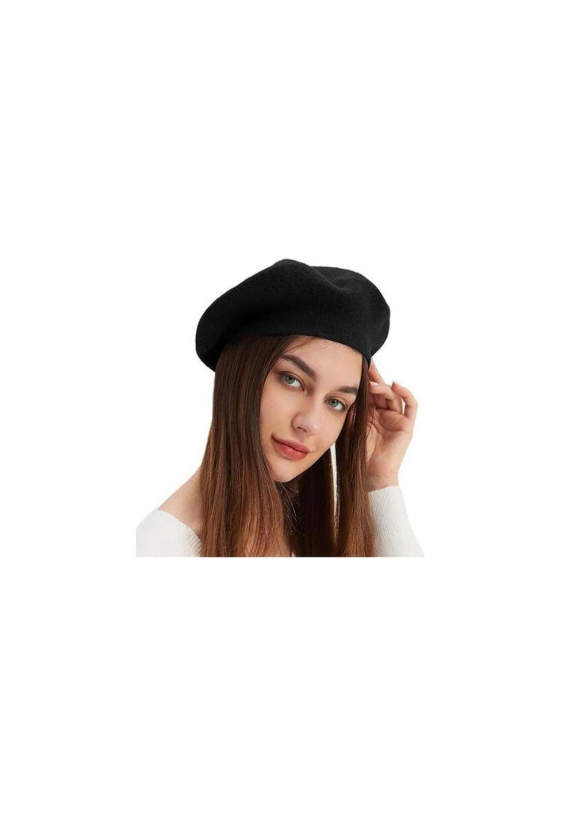 Boina De Polar Negra Escolar y Banda PB-D-2