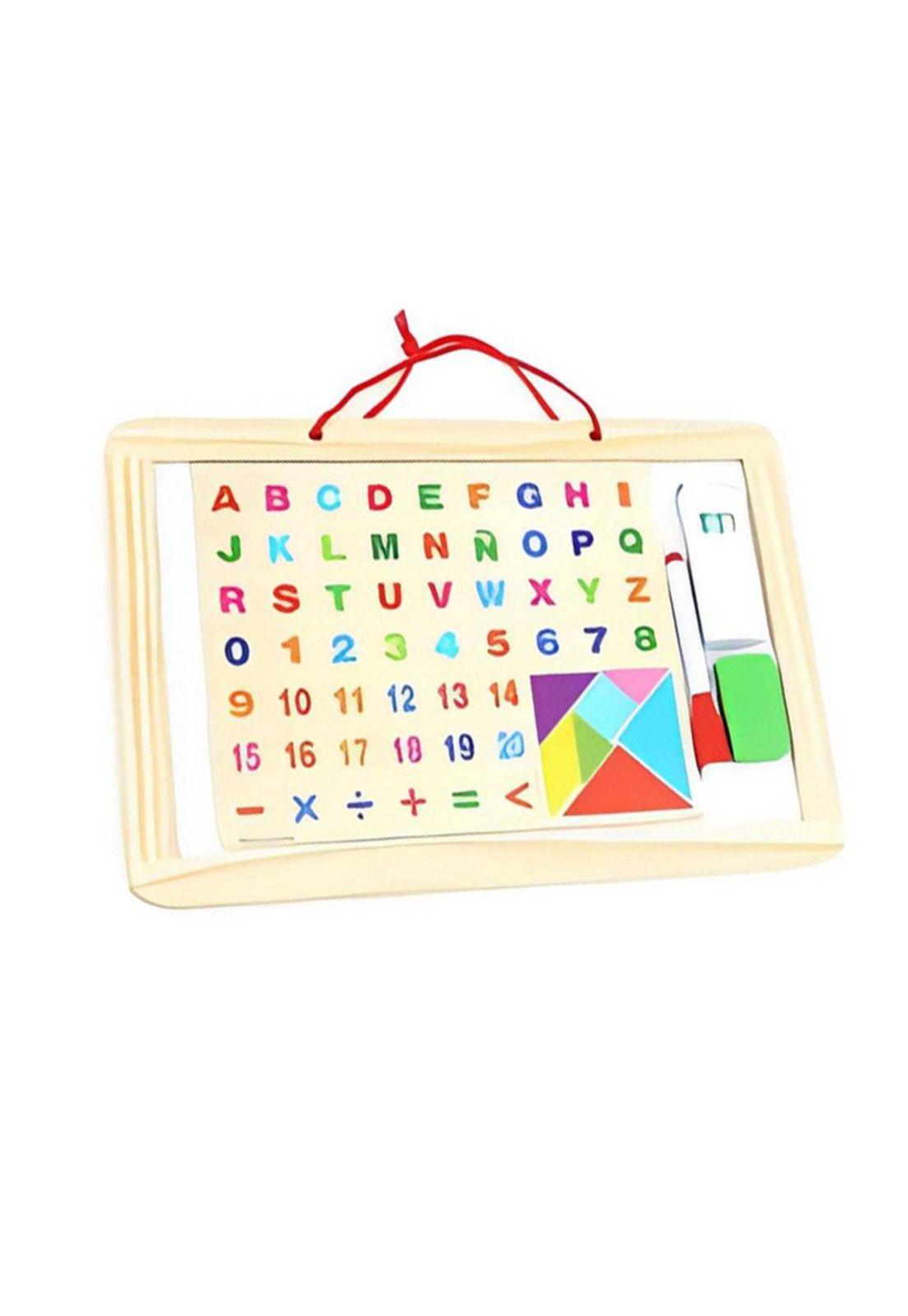 Pizarra magnética didáctica con letra y número PB-C7-0